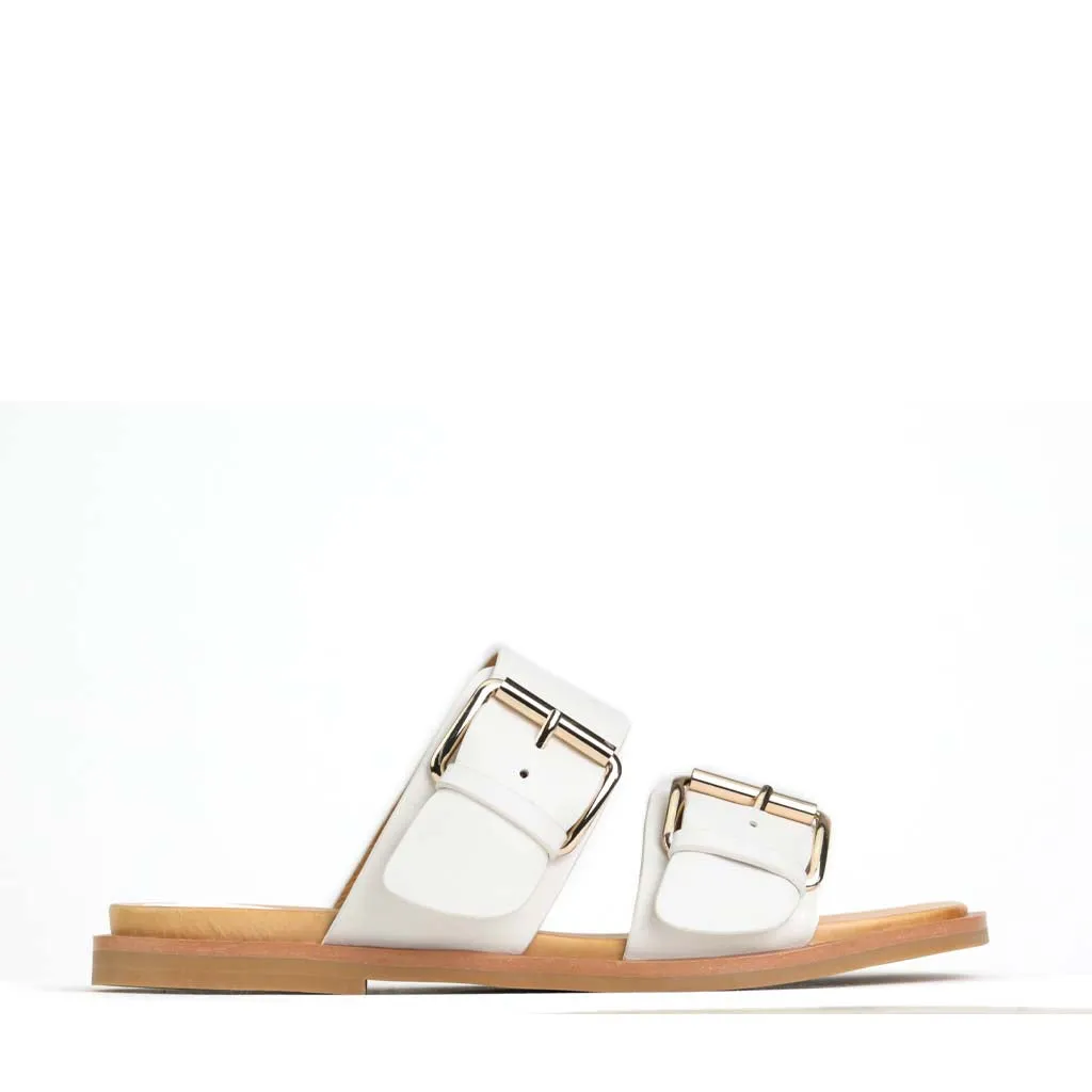 SANDALES JETT À LANIÈRES DOUBLE EN CUIR