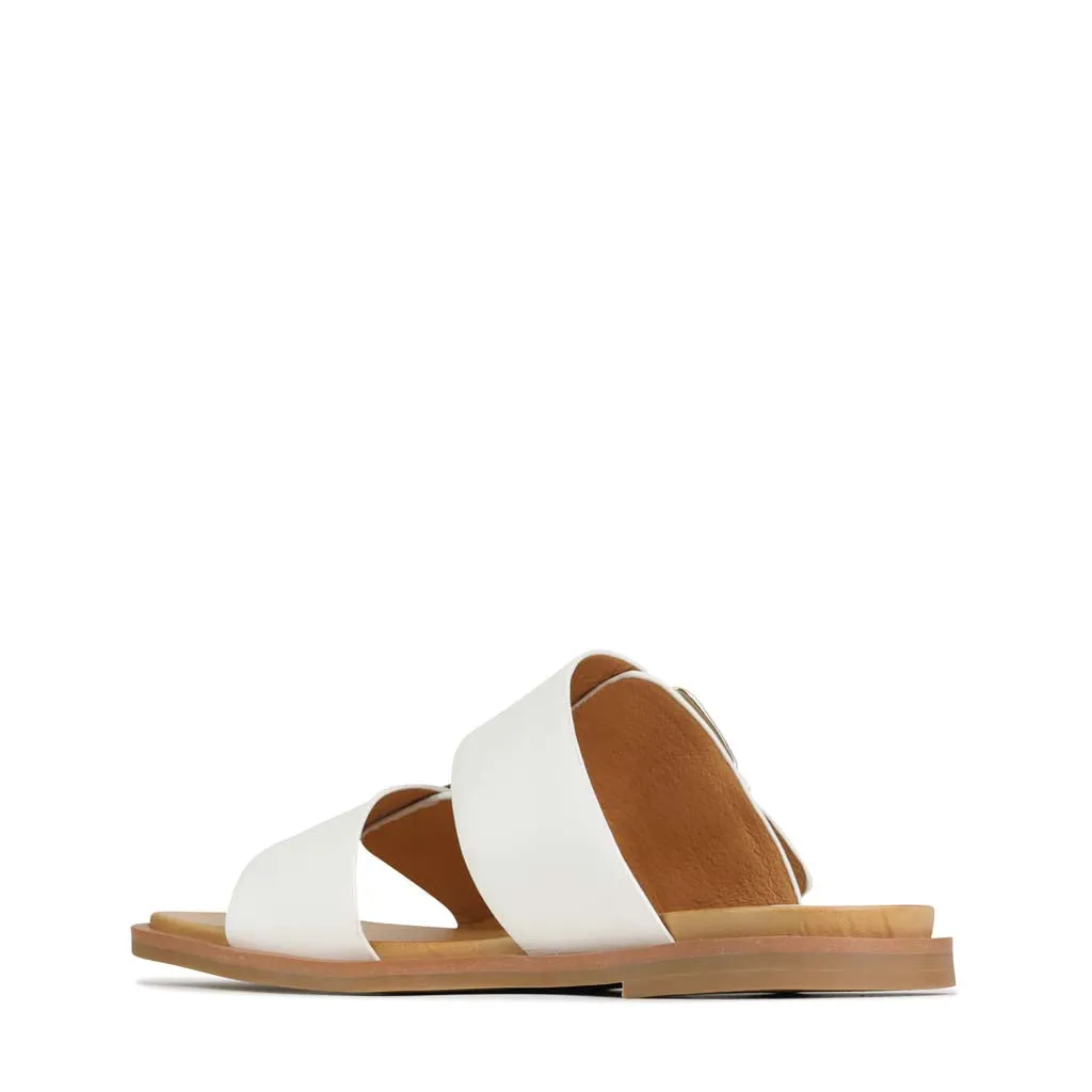 SANDALES JETT À LANIÈRES DOUBLE EN CUIR