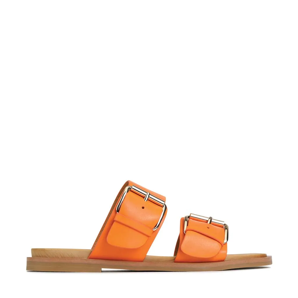 SANDALES JETT À LANIÈRES DOUBLE EN CUIR