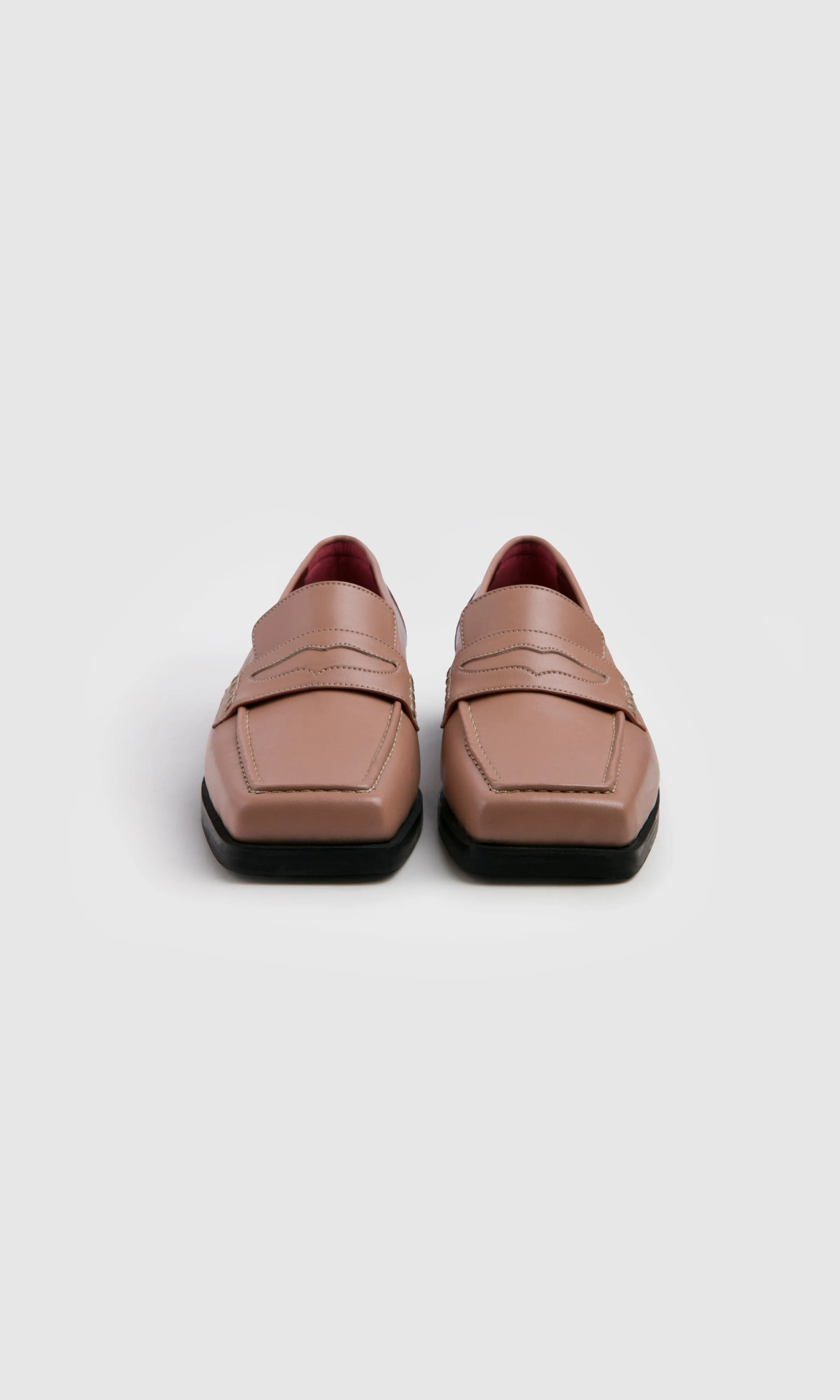 Loafer végan en cuir de pomme pour femmes Joan | Rosé