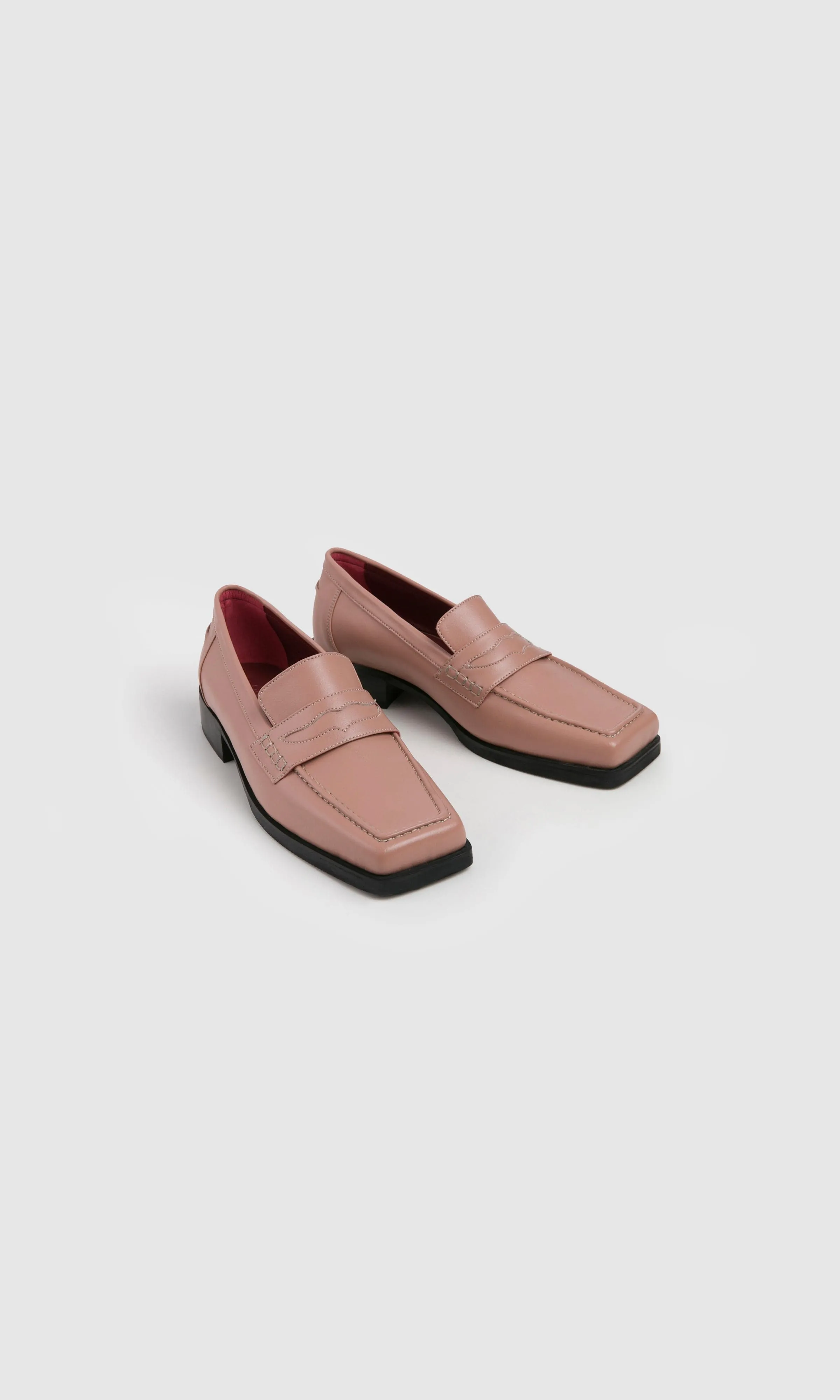 Loafer végan en cuir de pomme pour femmes Joan | Rosé