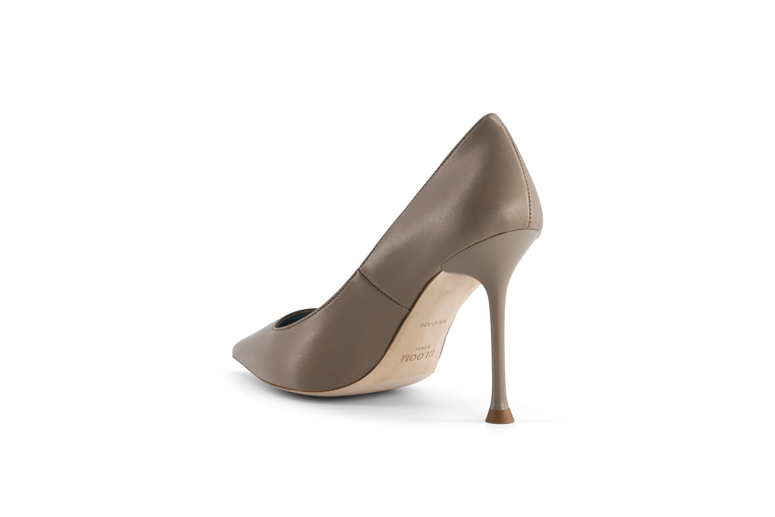 Escarpins Véganes à Talons en Similicuir Pomme Juliette | Taupe