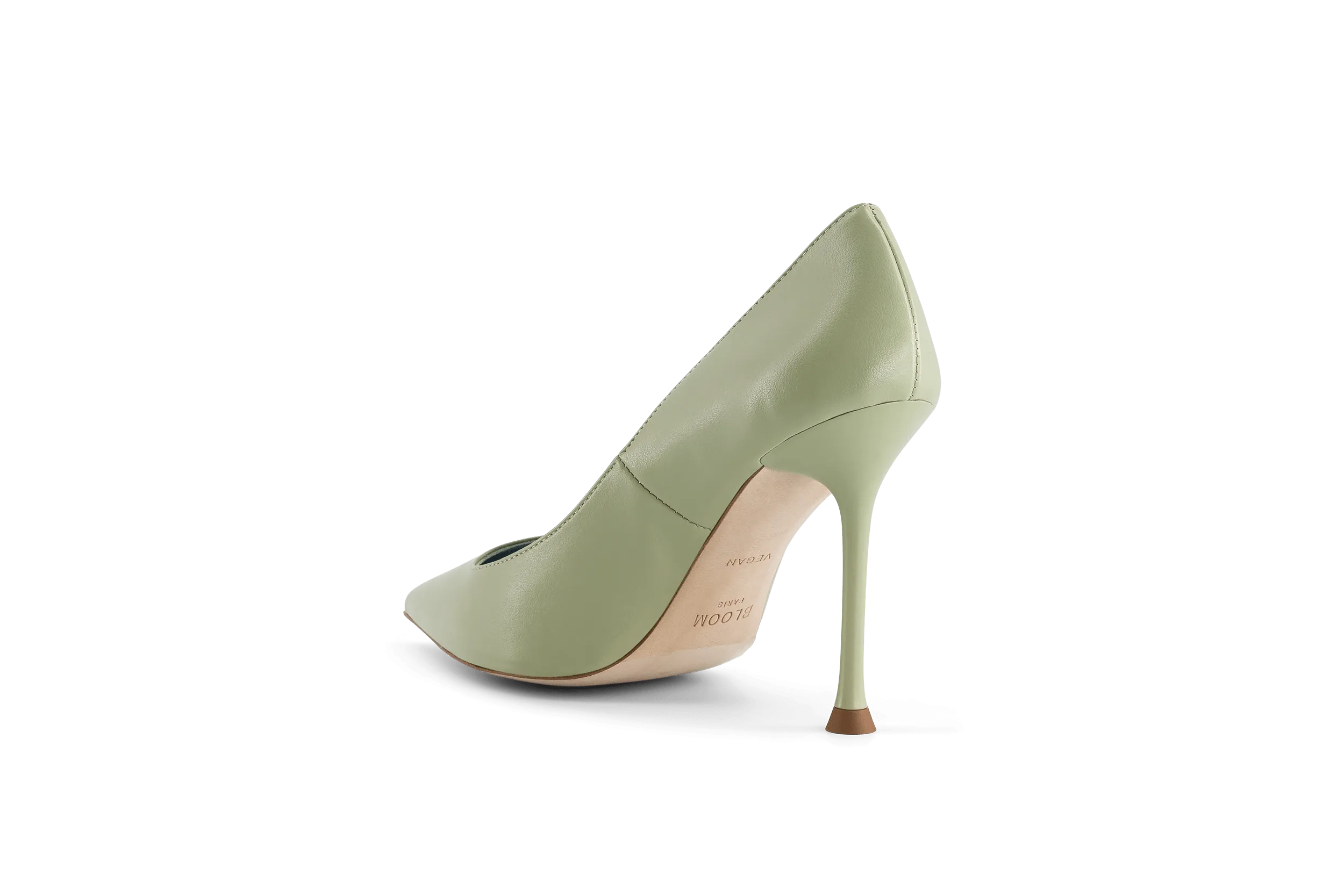 Escarpins Végan à Talons Juliette Apple en Cuir Végétal | Vert
