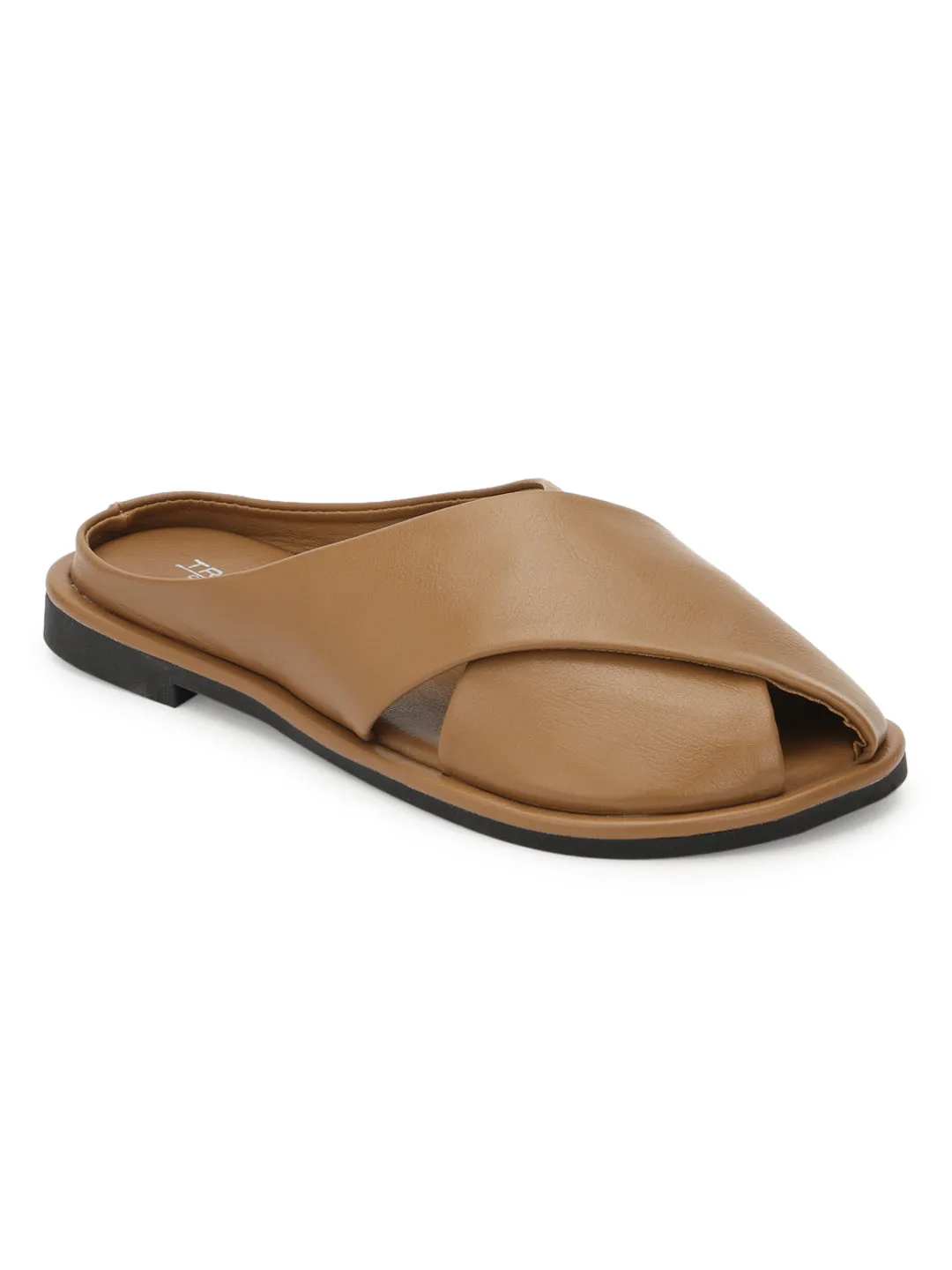 Mocassins en PU kaki sans lacets (TC-RS3655-KHA)