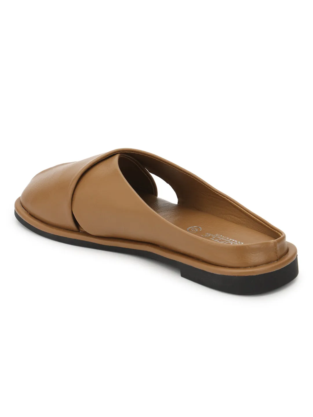 Mocassins en PU kaki sans lacets (TC-RS3655-KHA)