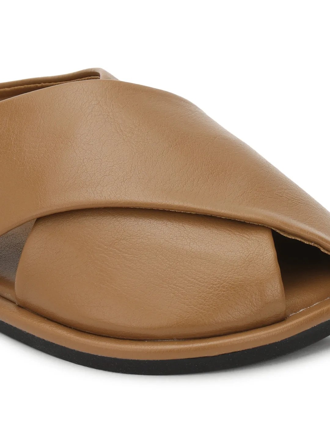 Mocassins en PU kaki sans lacets (TC-RS3655-KHA)