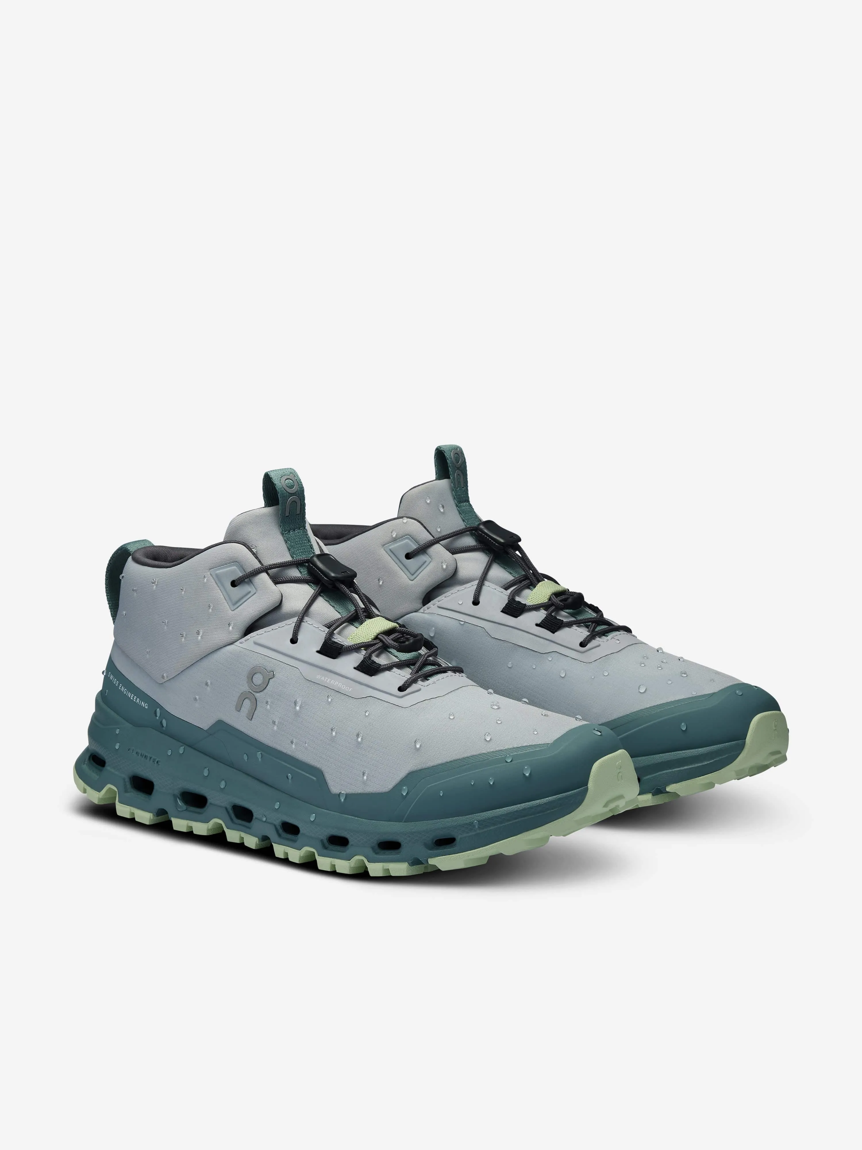 Chaussures de Sport Imperméables Mid Cloudhero pour Enfants en Bleu