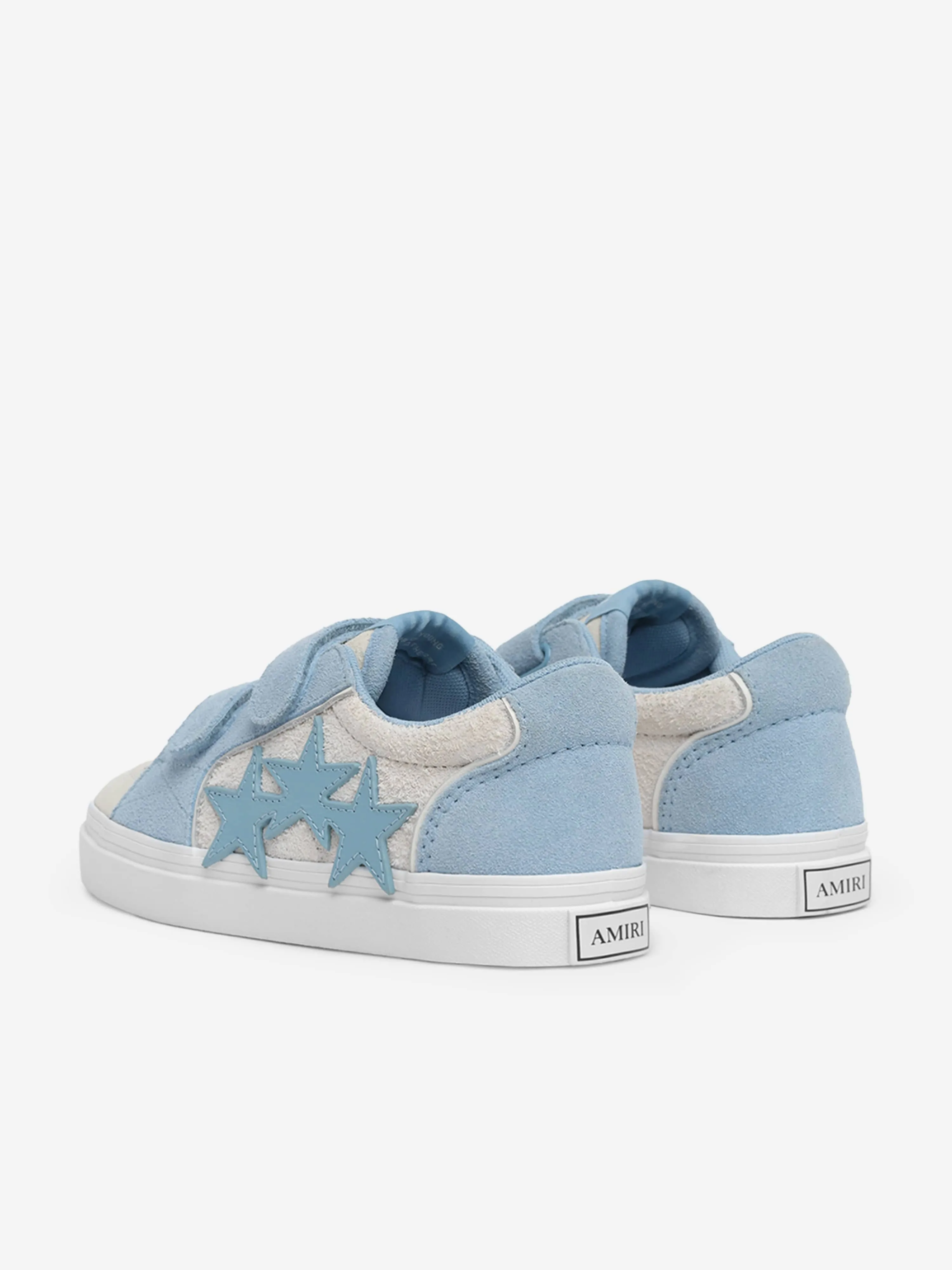 Baskets Basses en Cuir Sunset pour Enfants en Bleu
