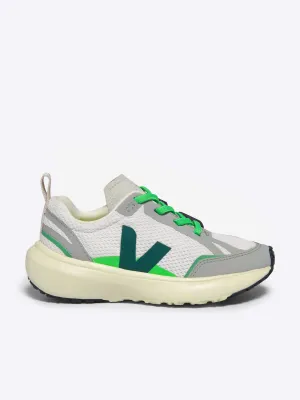 Chaussures de Sport Alvéolées Lumineuses pour Enfants Canari en Blanc