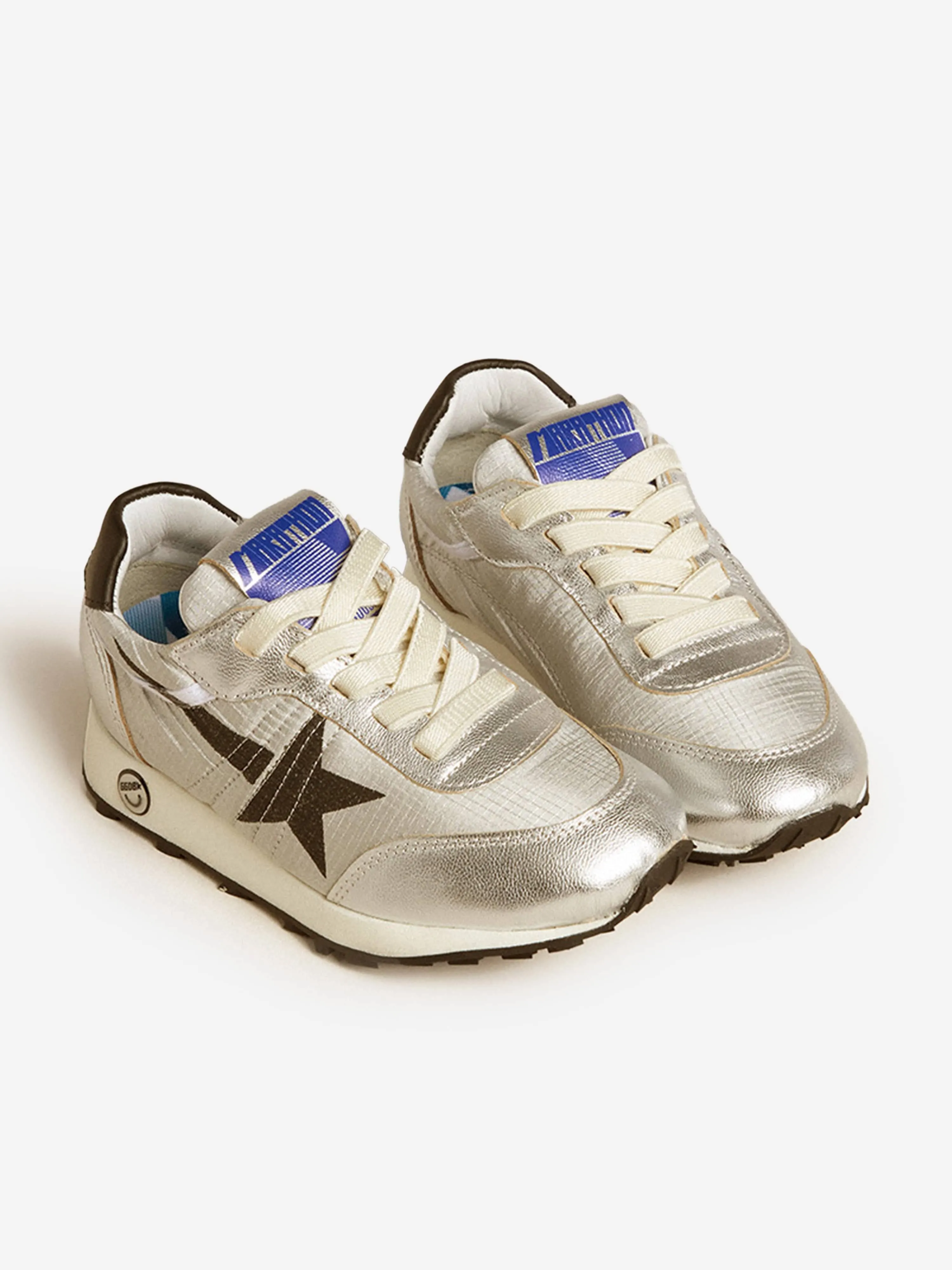 Chaussures de Marathon pour Enfants en Argent
