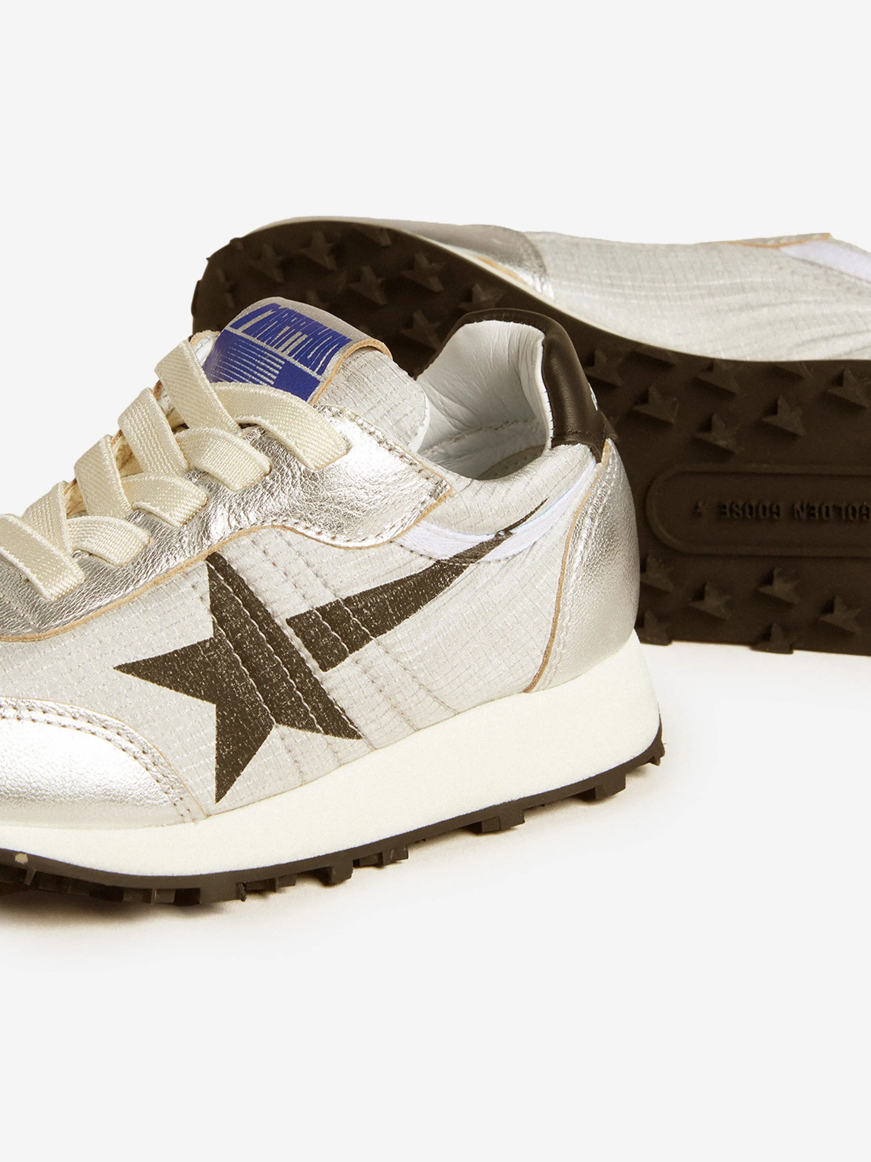 Chaussures de Marathon pour Enfants en Argent