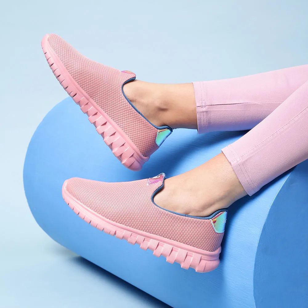Chaussures décontractées sans lacets Liberty Leap7x pour femmes - Modèle EMMA-1 Pêche