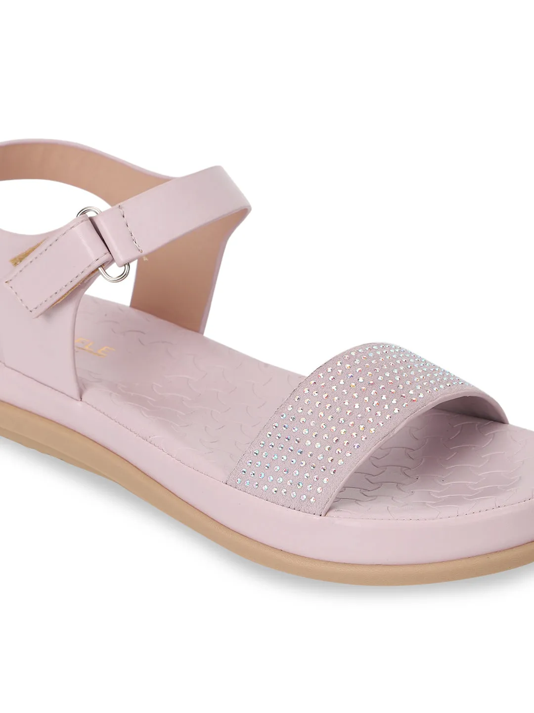 Sandale Lilac PU à enfiler (TC-ST-016-LIL)