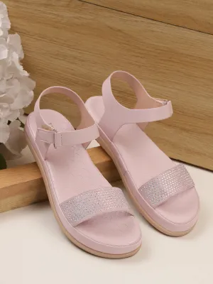 Sandale Lilac PU à enfiler (TC-ST-016-LIL)