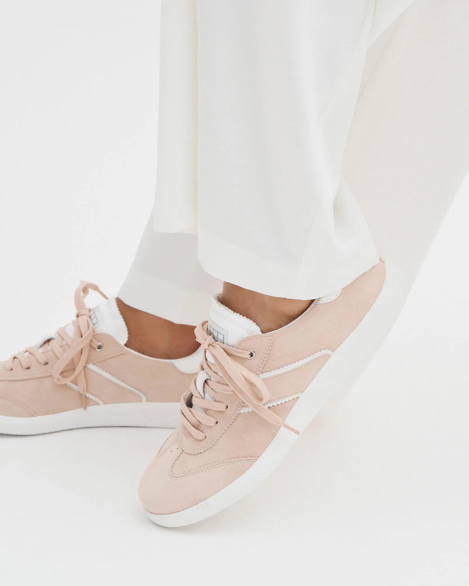 LOLA SNEAKERS ROSE SUÈDE ROSE