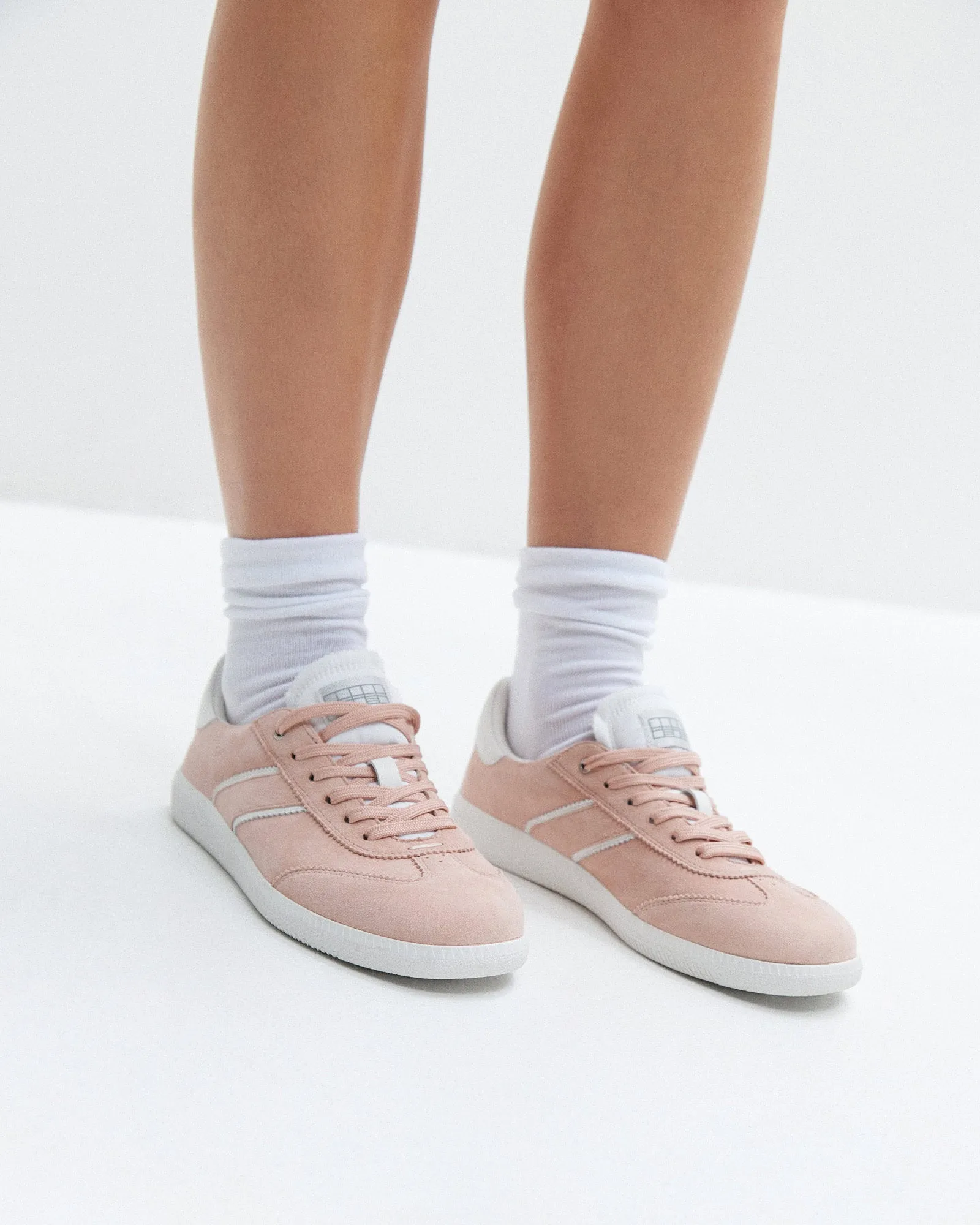 LOLA SNEAKERS ROSE SUÈDE ROSE