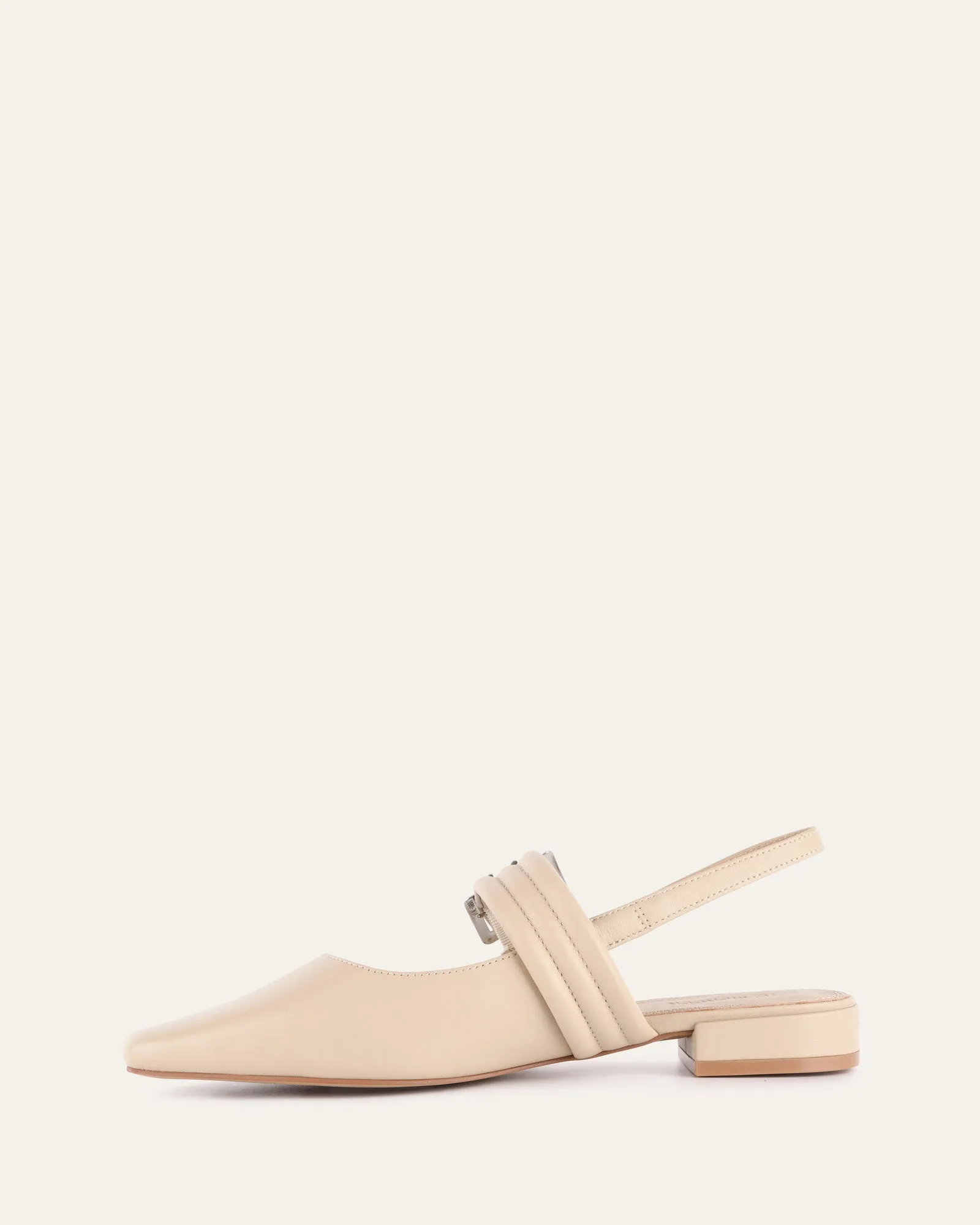 LONDON CASUAL FLATS SAND CUIR