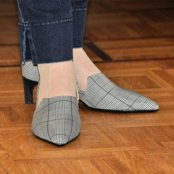 Escarpins à talons en simili daim vegan pour femme Lorena P.Galles | Noir