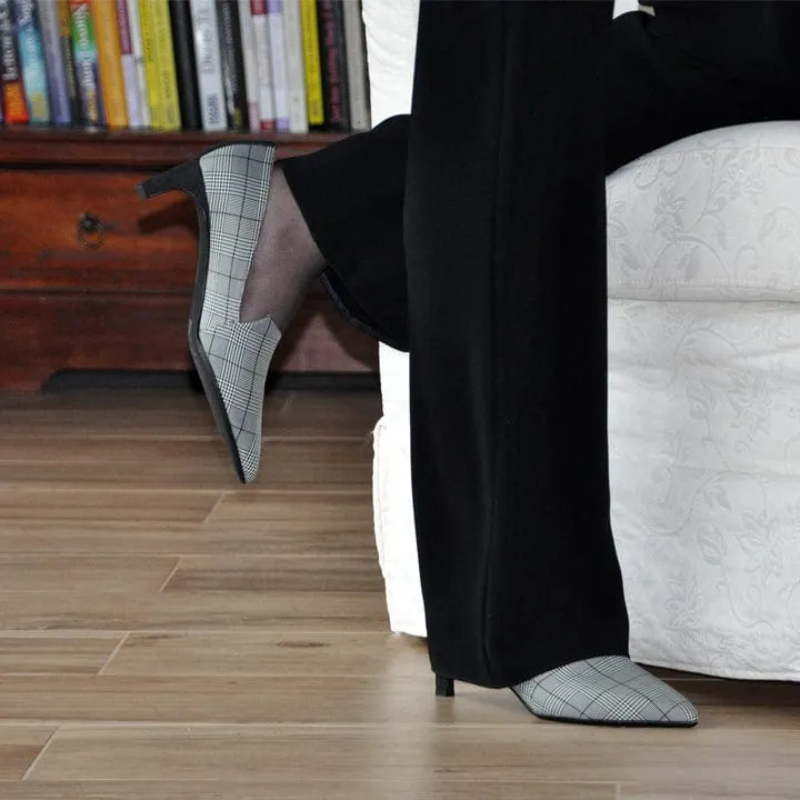 Escarpins à talons en simili daim vegan pour femme Lorena P.Galles | Noir