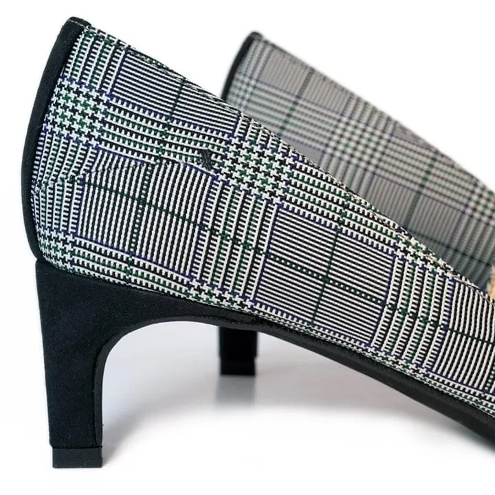 Escarpins à talons en simili daim vegan pour femme Lorena P.Galles | Noir