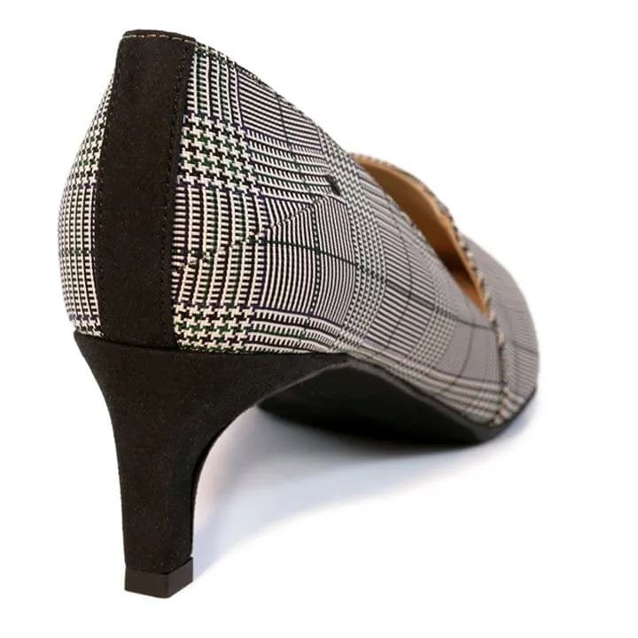 Escarpins à talons en simili daim vegan pour femme Lorena P.Galles | Noir