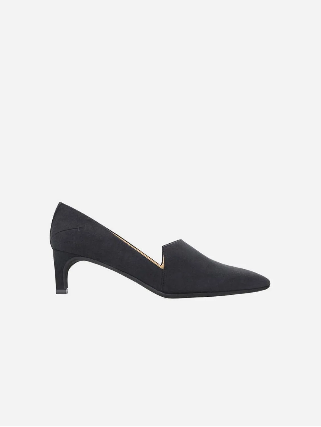 Escarpins à talons Lorena pour femmes en simili daim végane | Noir