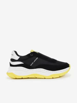 MARC JACOBS Baskets en cuir pour enfants avec logo en noir
