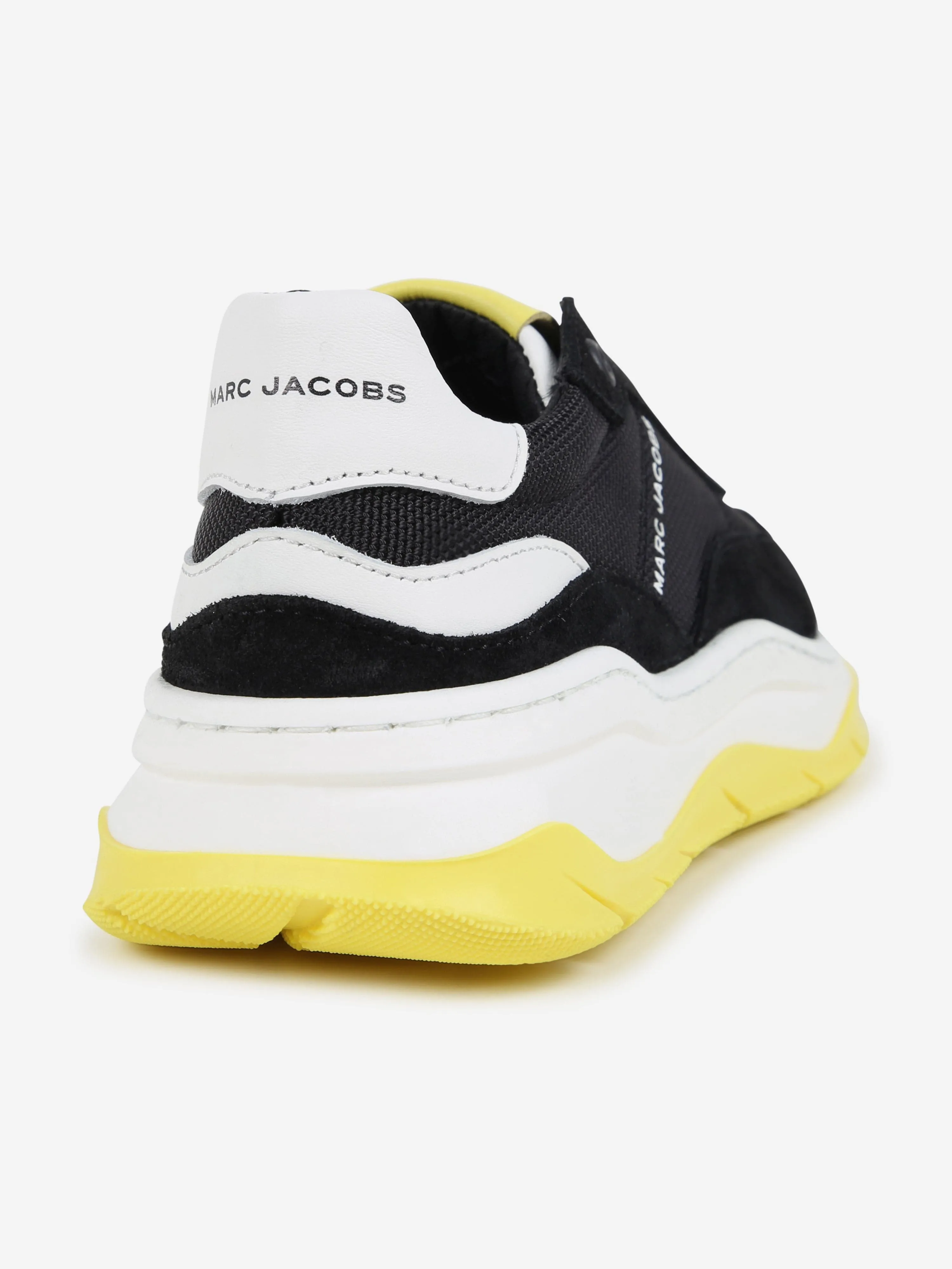 MARC JACOBS Baskets en cuir pour enfants avec logo en noir