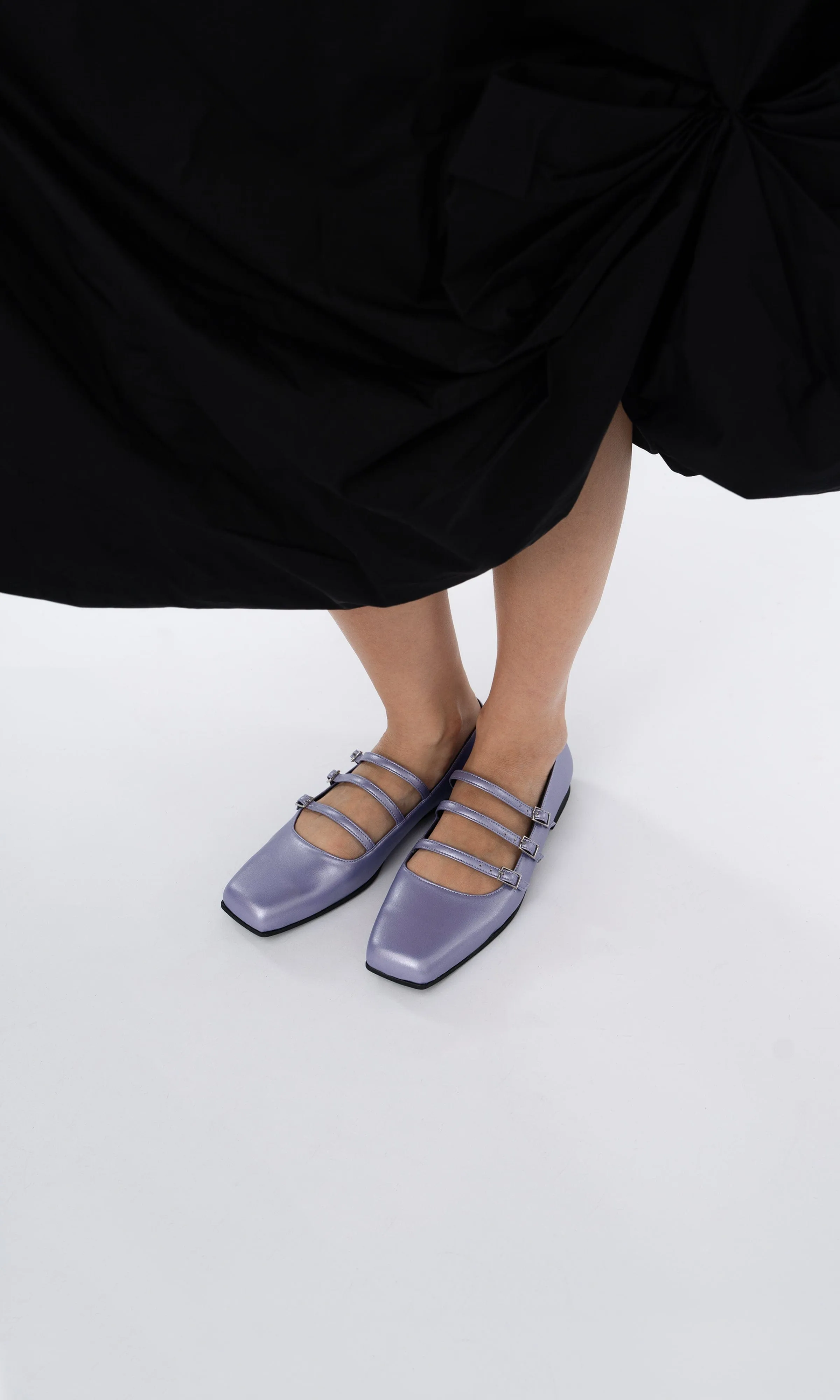 Maria II Pompes Véganes en Cuir de Pomme | Lilas