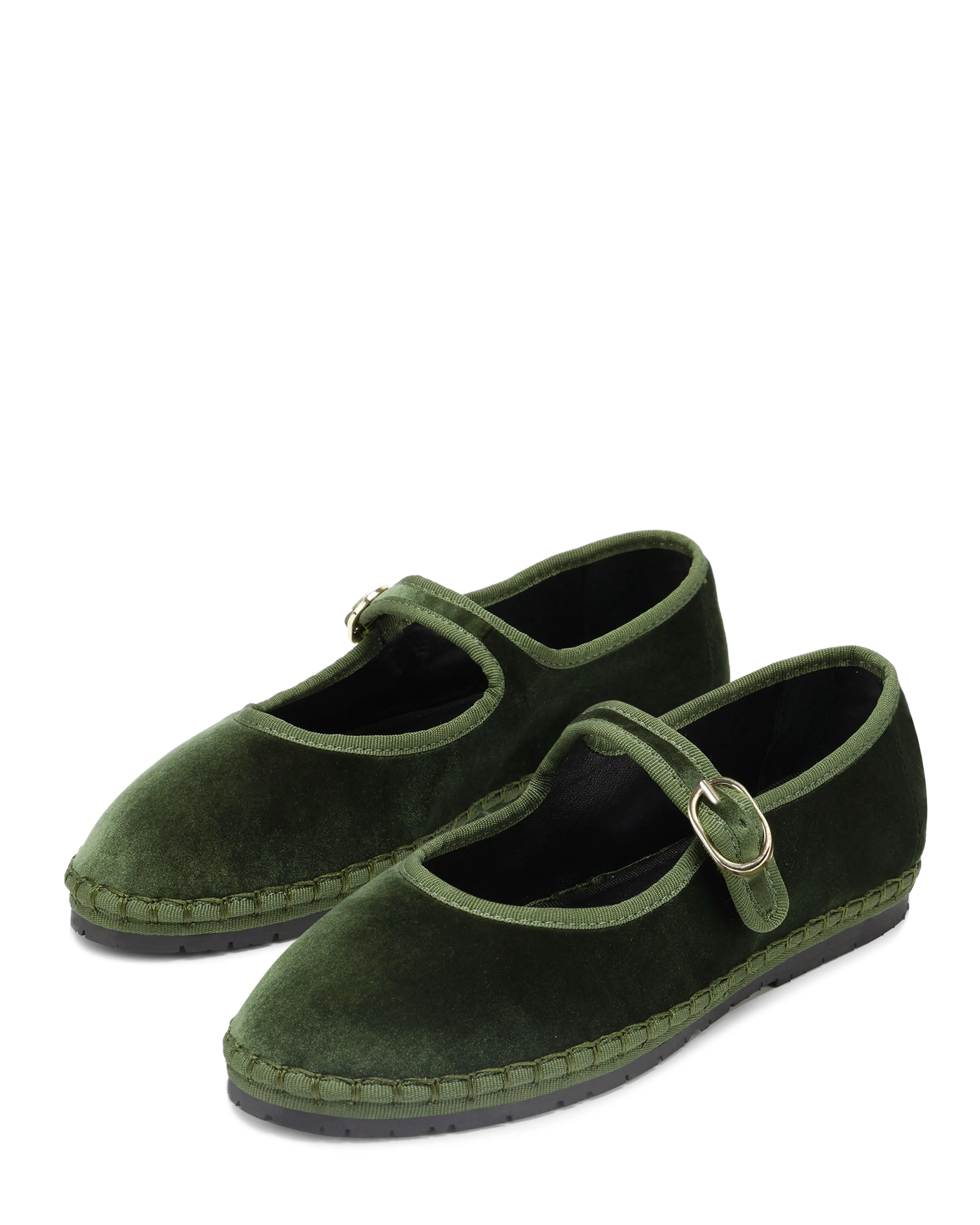 Velours kaki miel