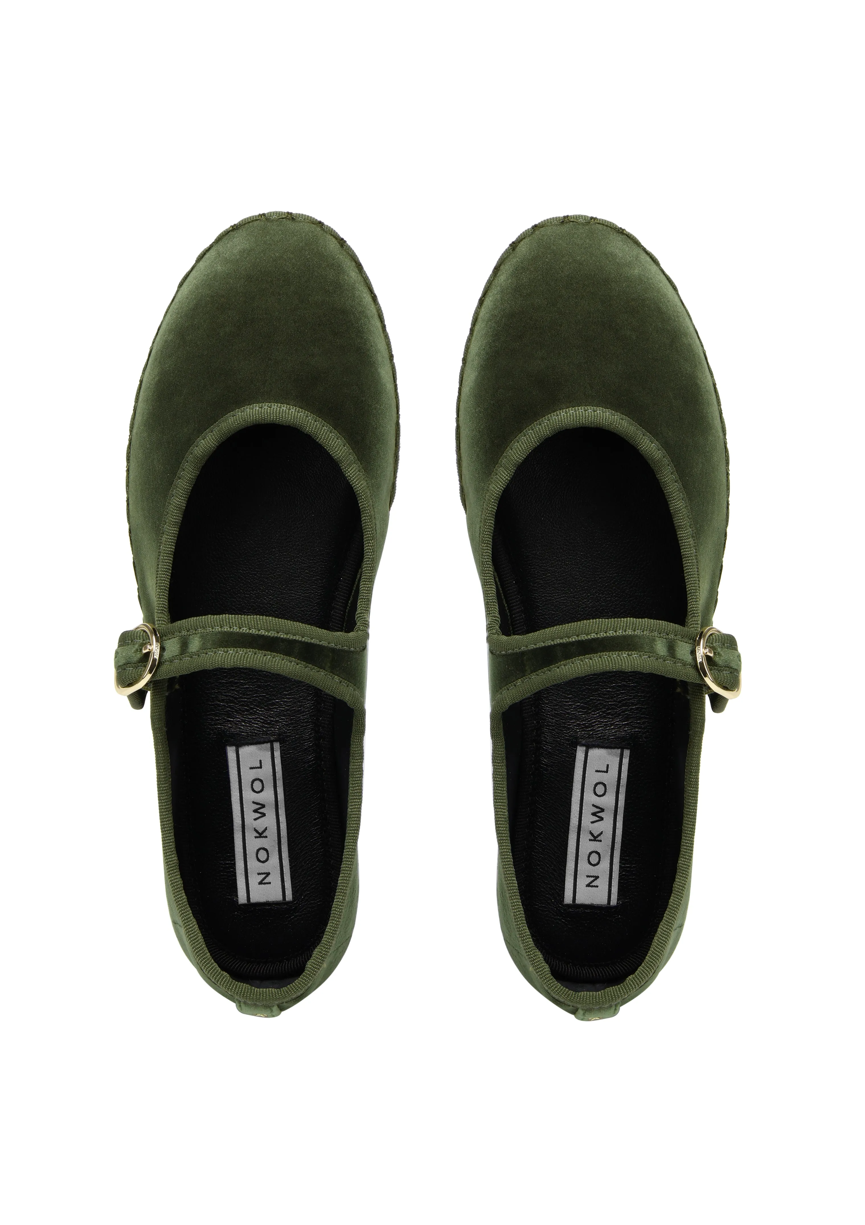 Velours kaki miel