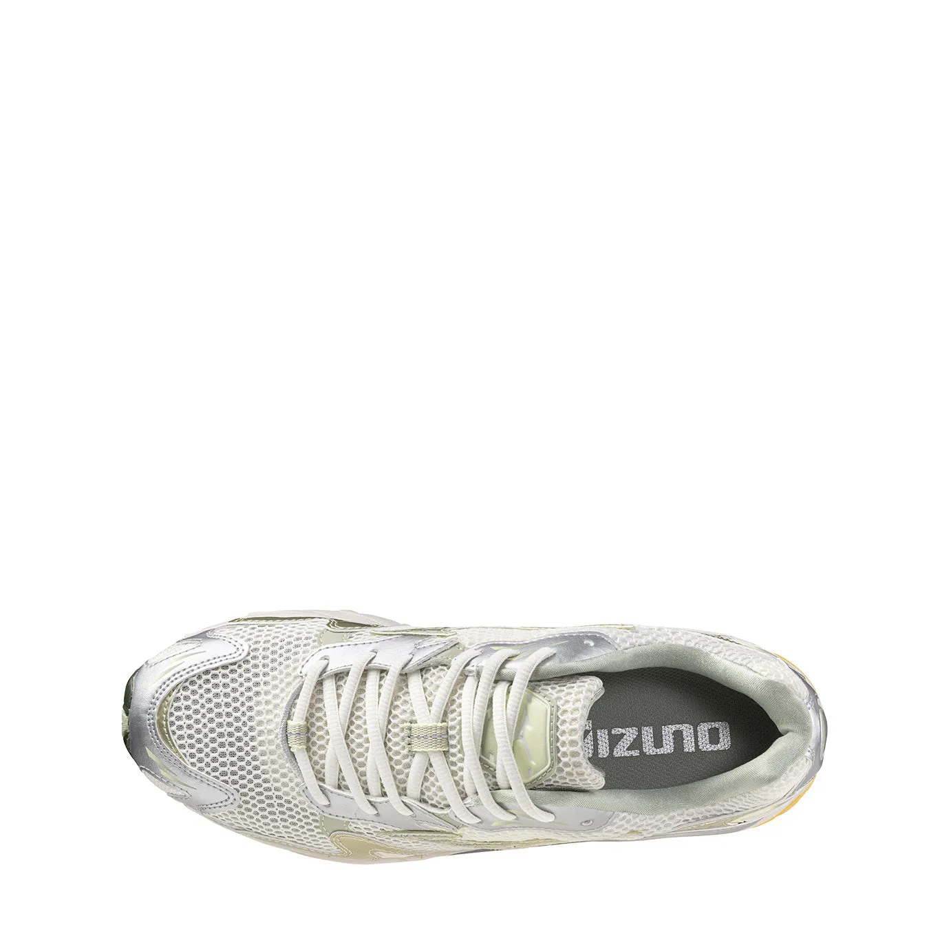 Mizuno Wave Rider 10 pour Femmes - Blanc Neige / Jade Blanc / Sauge Désert