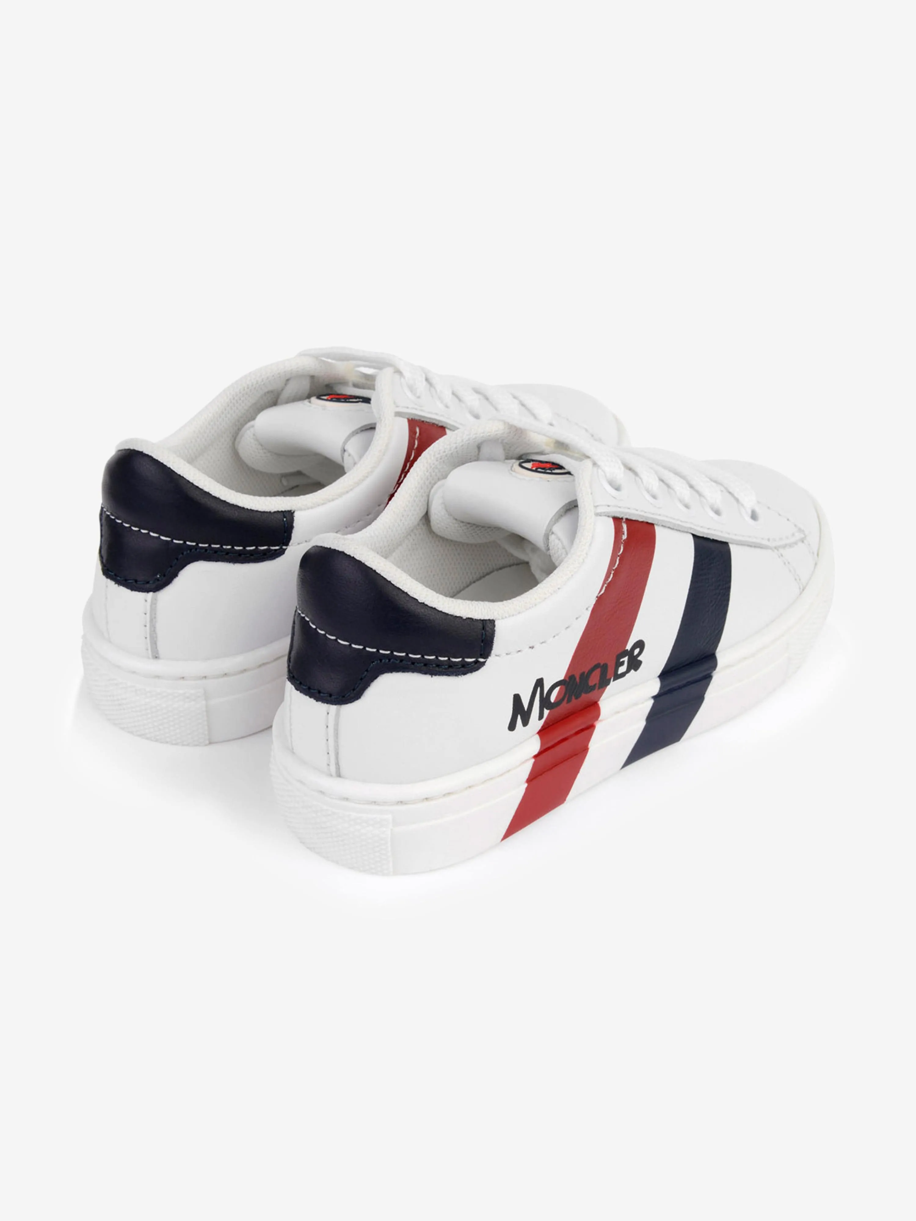 Baskets en cuir Moncler pour garçons