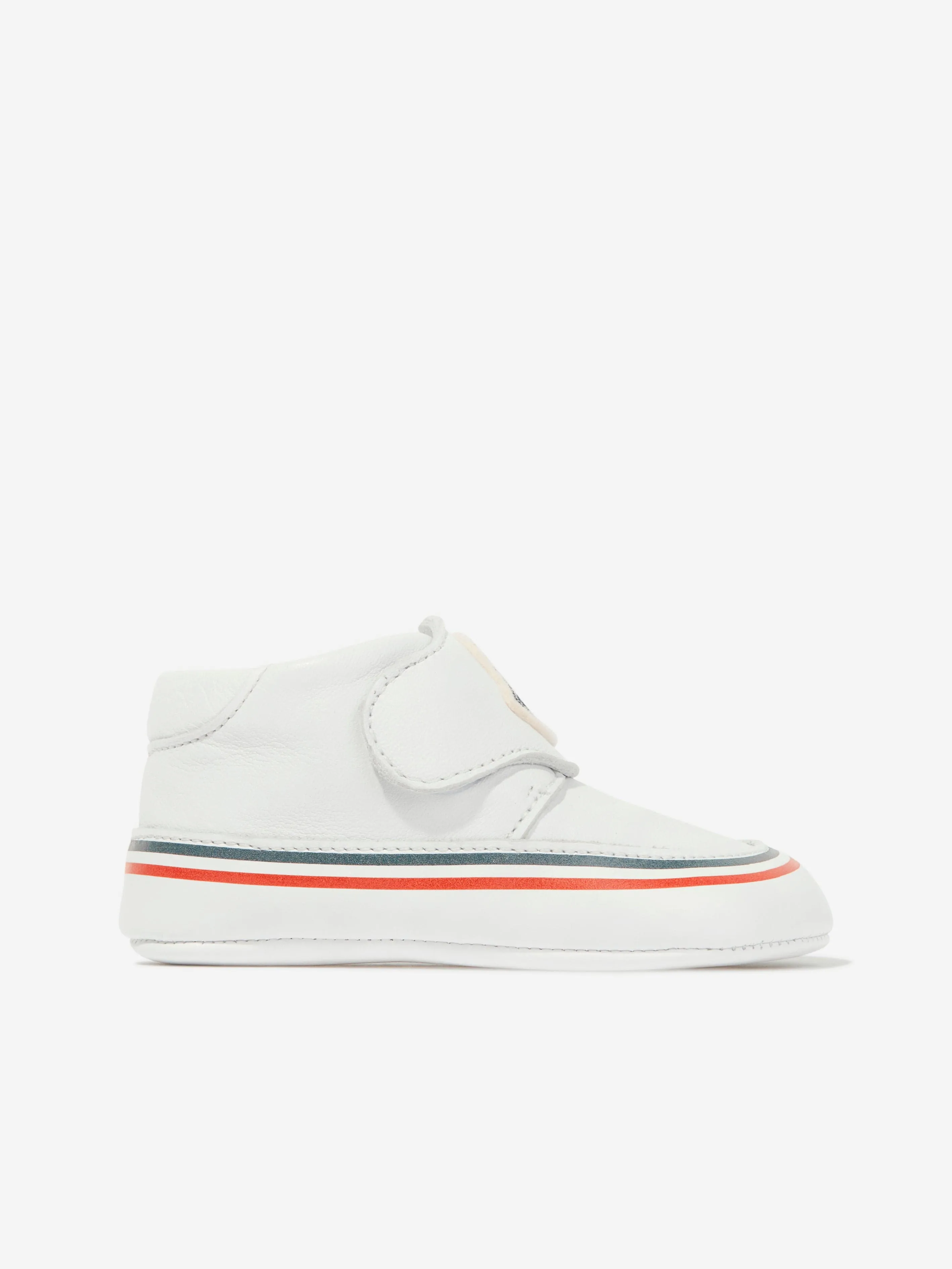 Chaussures Premiers Pas Bébé Moncler Enfant en Blanc
