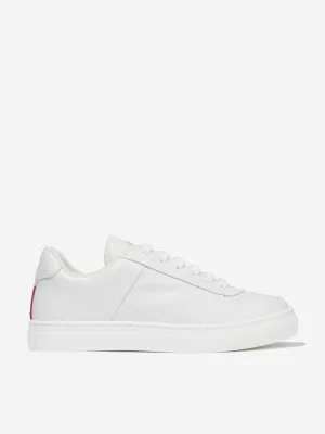 Moncler Enfant Baskets Basses en Cuir Petit Neue York