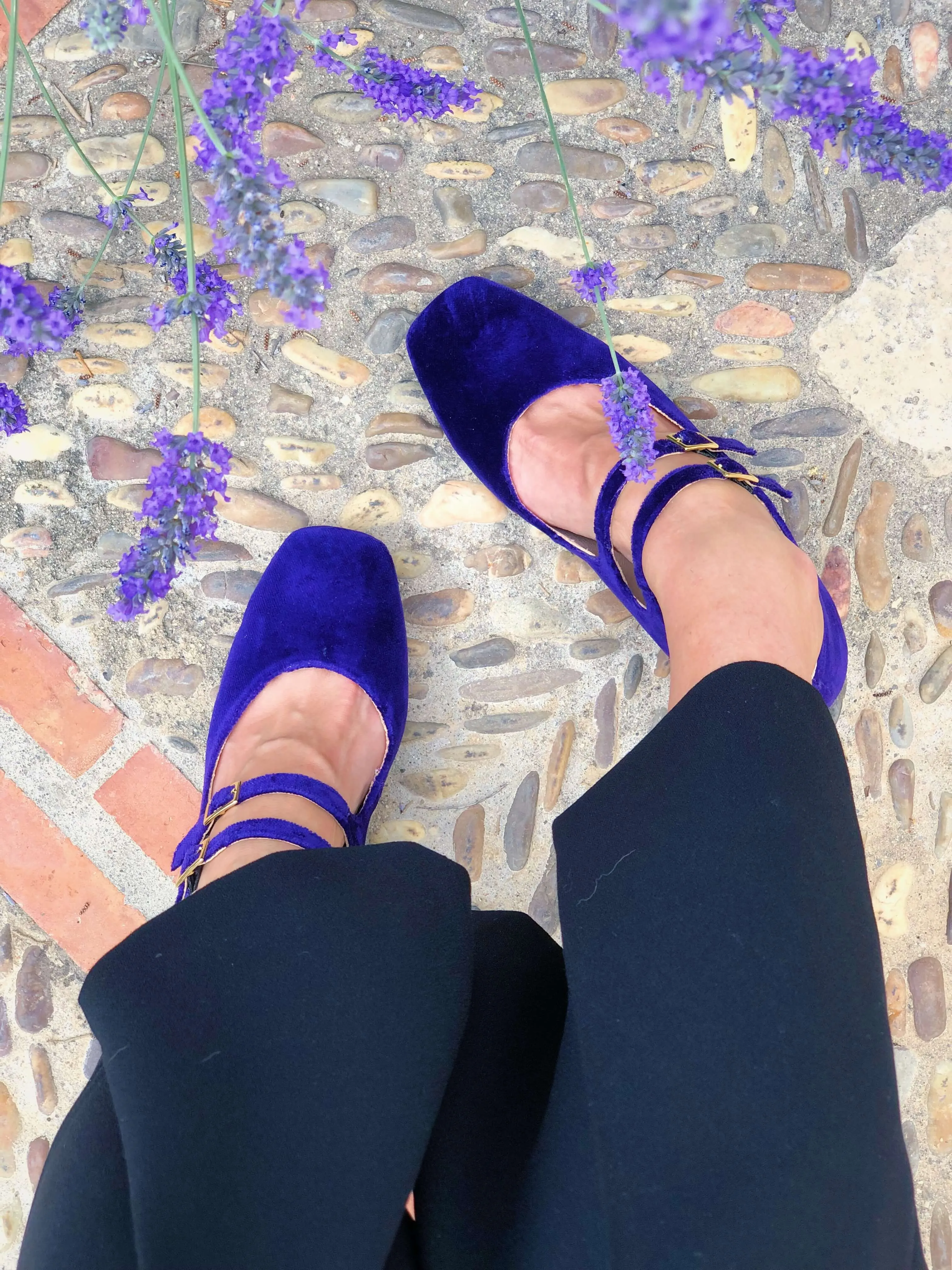 Escarpins à talons en suédine vegan Montmartre | Violet