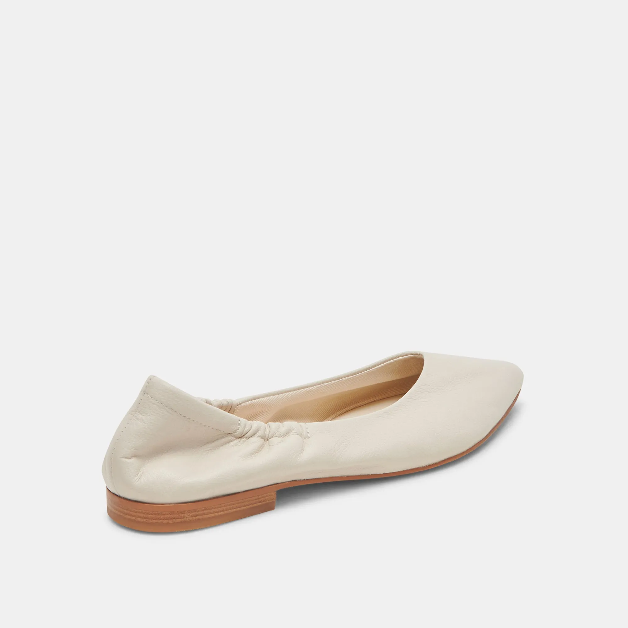 NADAV BALLET FLATS IVOIRE CUIR