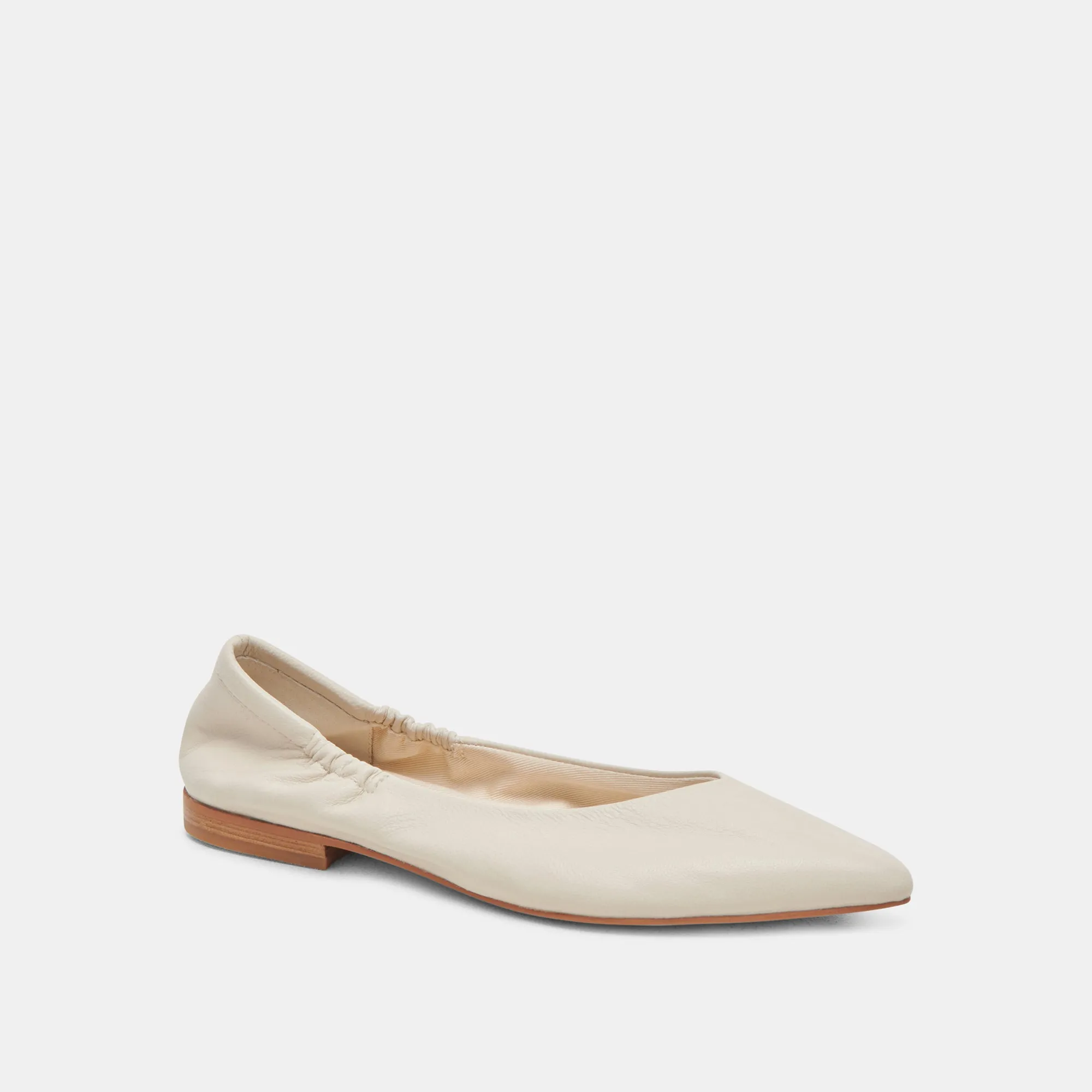 NADAV BALLET FLATS IVOIRE CUIR