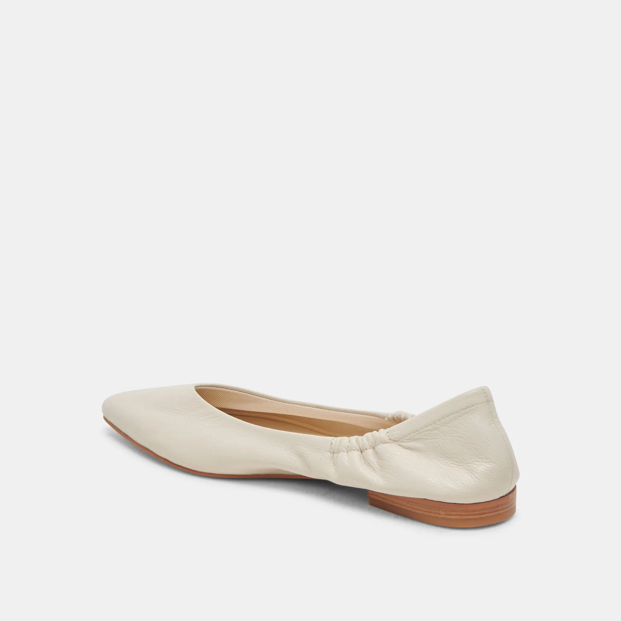 NADAV BALLET FLATS IVOIRE CUIR