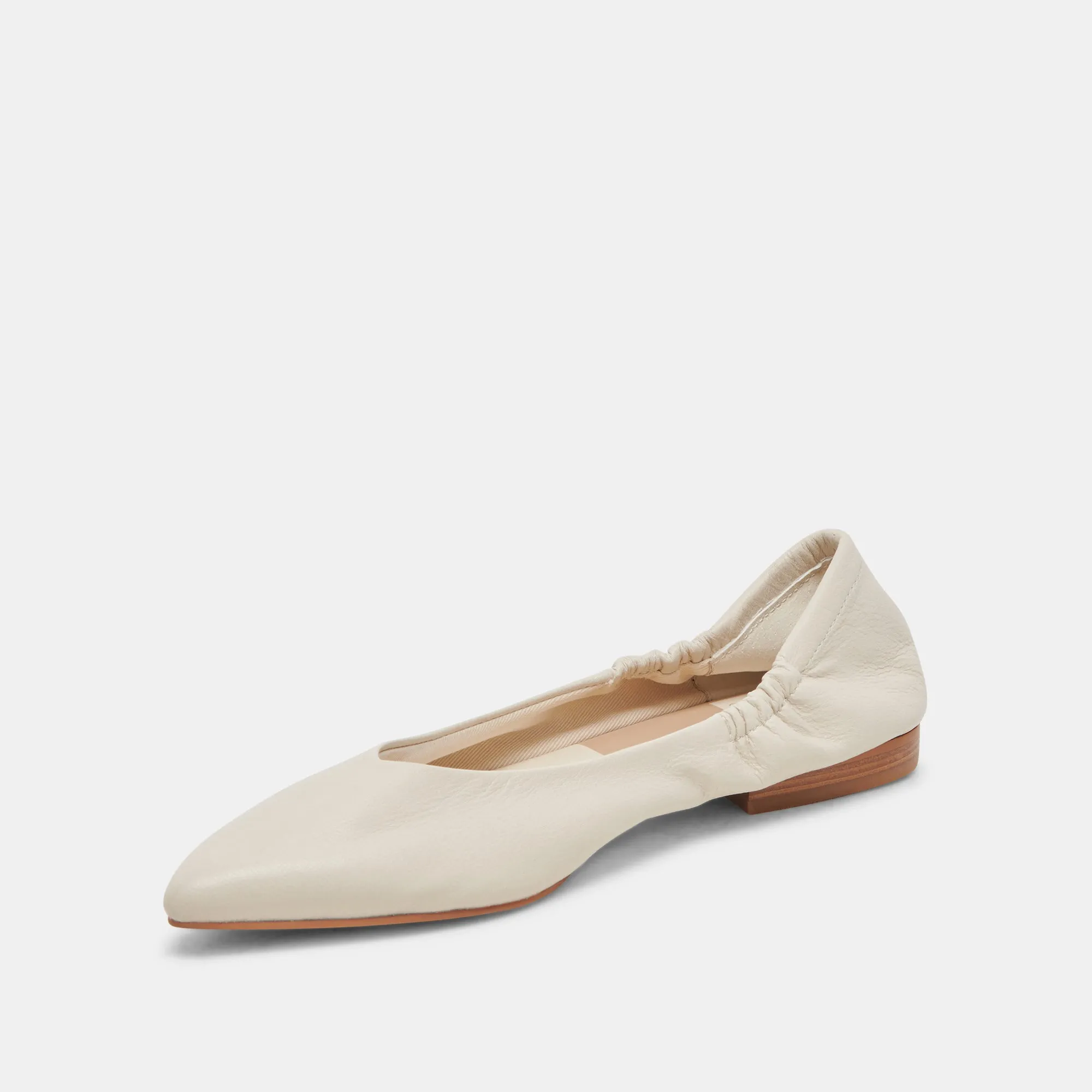 NADAV BALLET FLATS IVOIRE CUIR