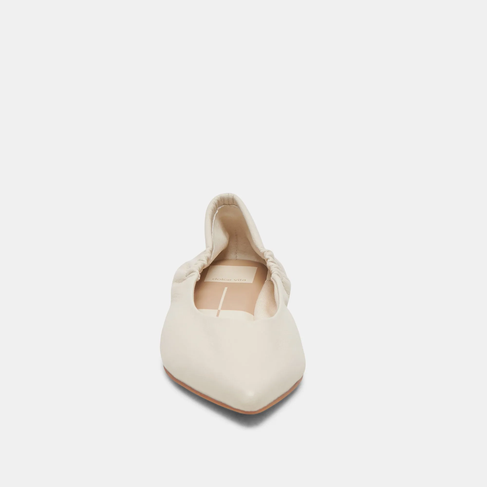 NADAV BALLET FLATS IVOIRE CUIR