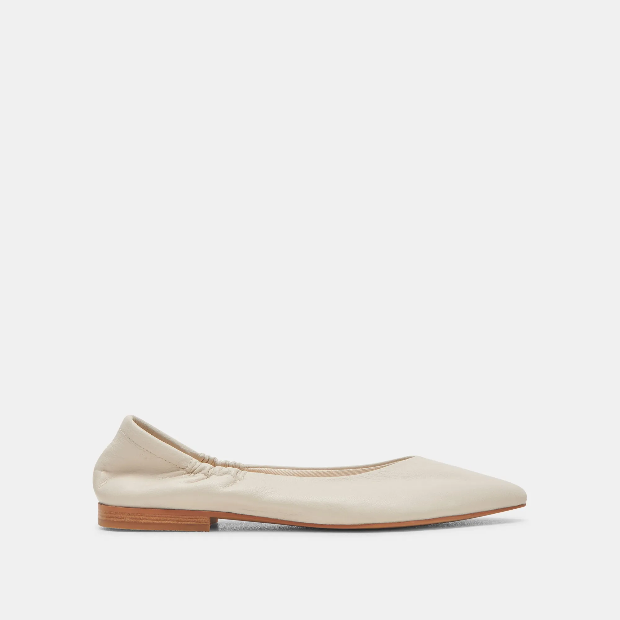 NADAV BALLET FLATS IVOIRE CUIR