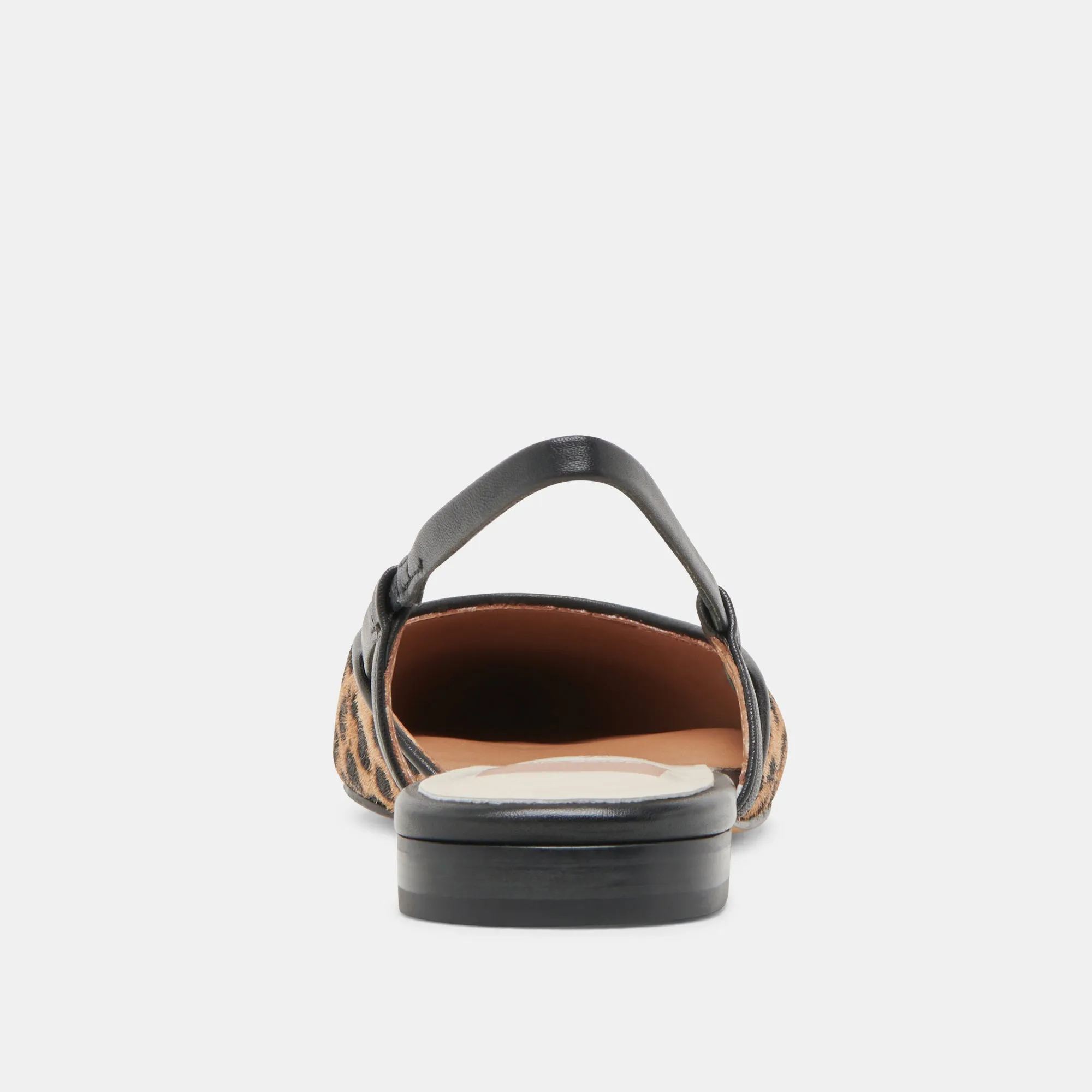 NARAH FLATS CUIR DE VEAU LÉOPARD