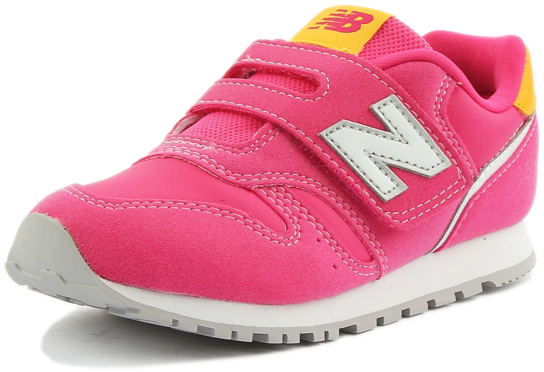 New Balance 373 YZ373WP2 En Velcro Fuchsia Pour Chaussures Enfants New Balance