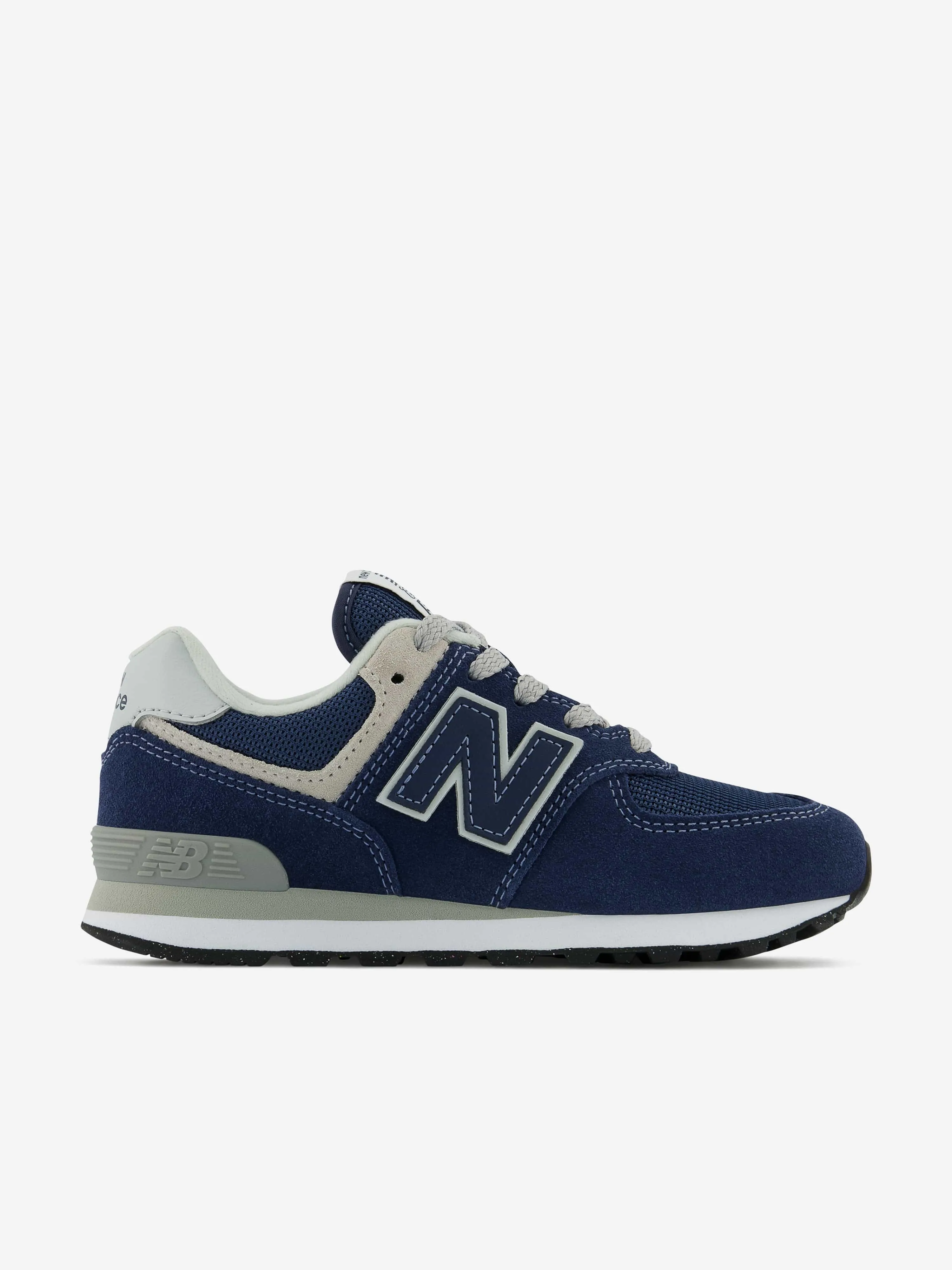 New Balance Chaussures de Sport Suede 574 pour Garçons en Marine