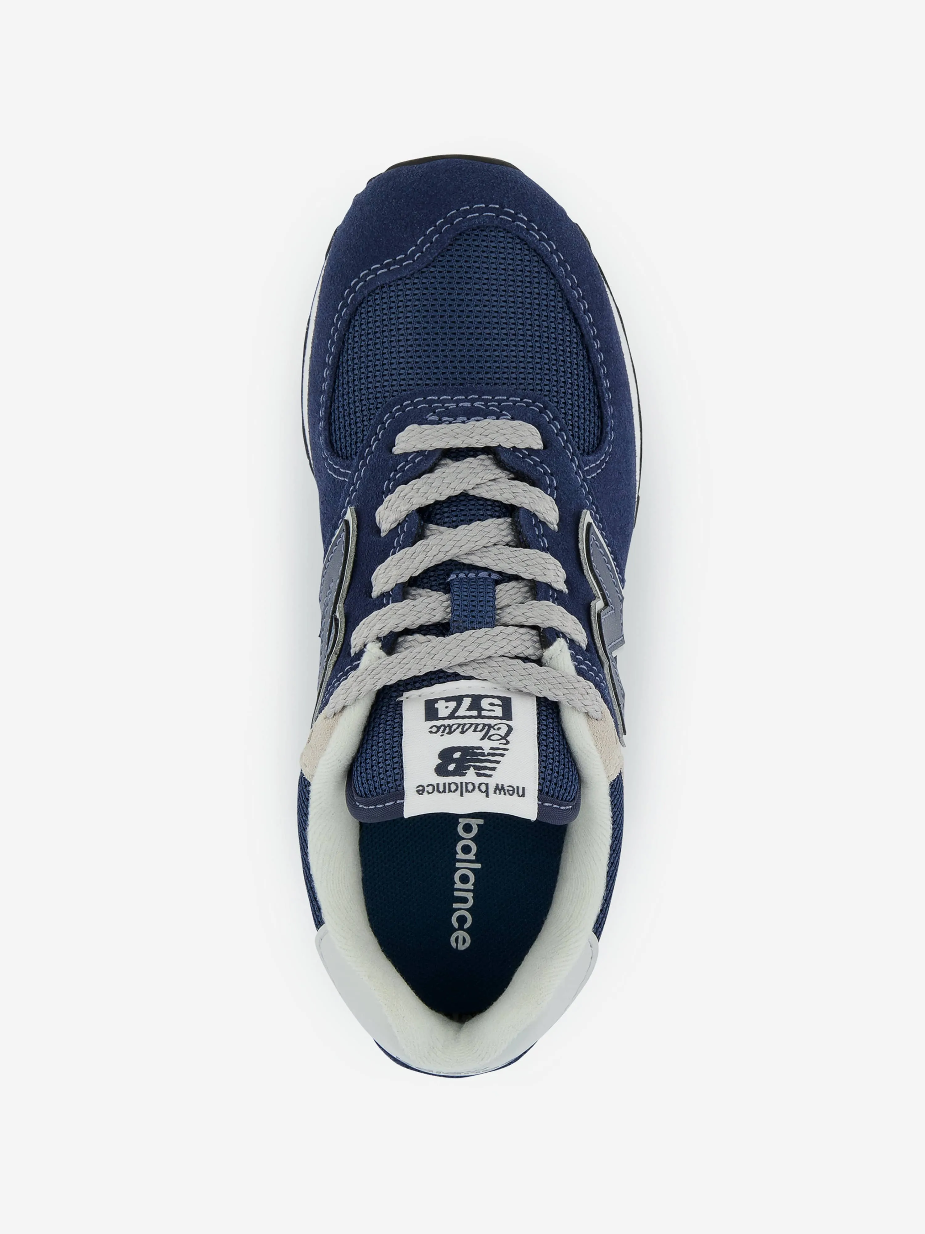 New Balance Chaussures de Sport Suede 574 pour Garçons en Marine