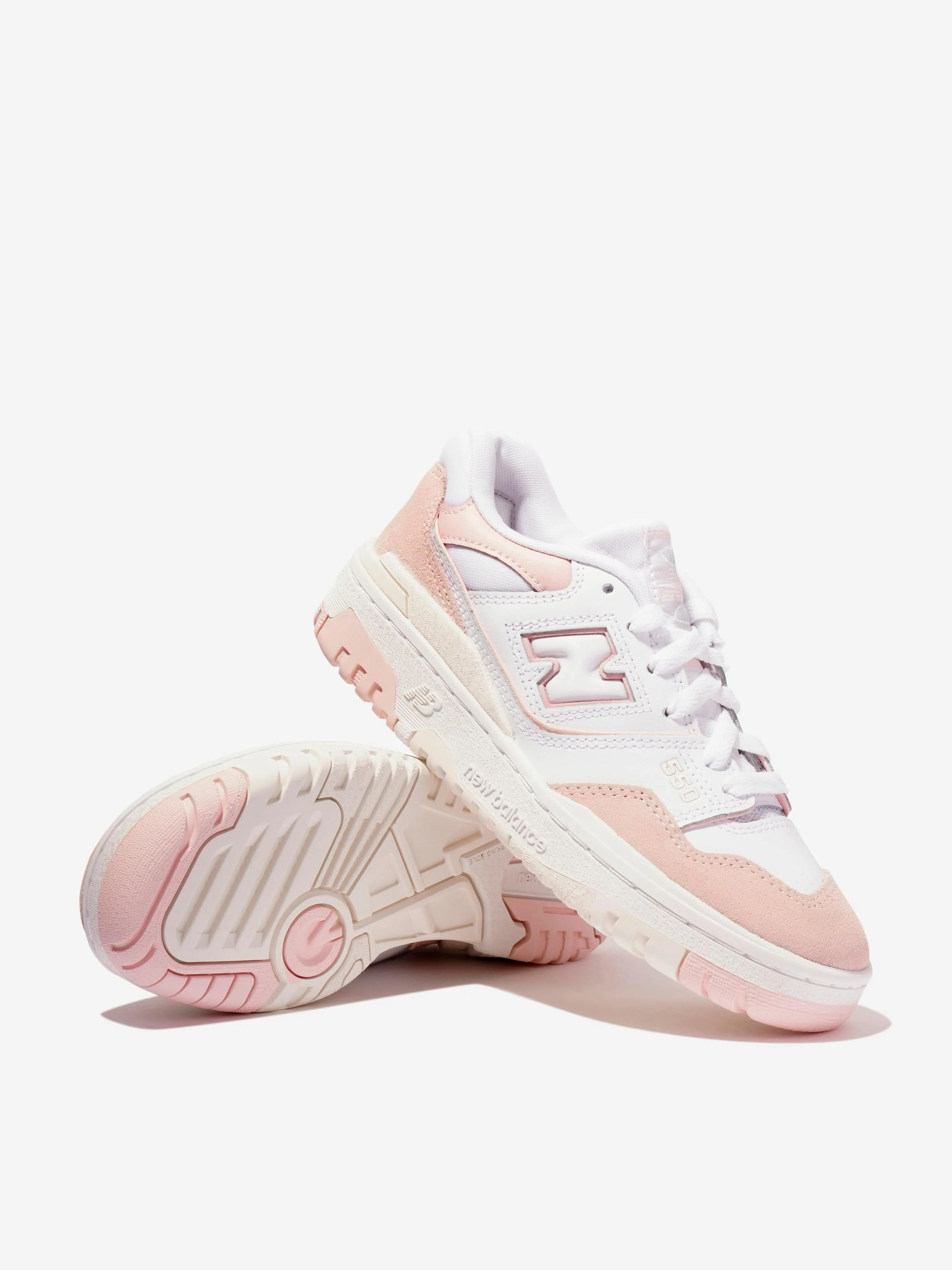 New Balance 550 pour Filles avec Logo en Rose