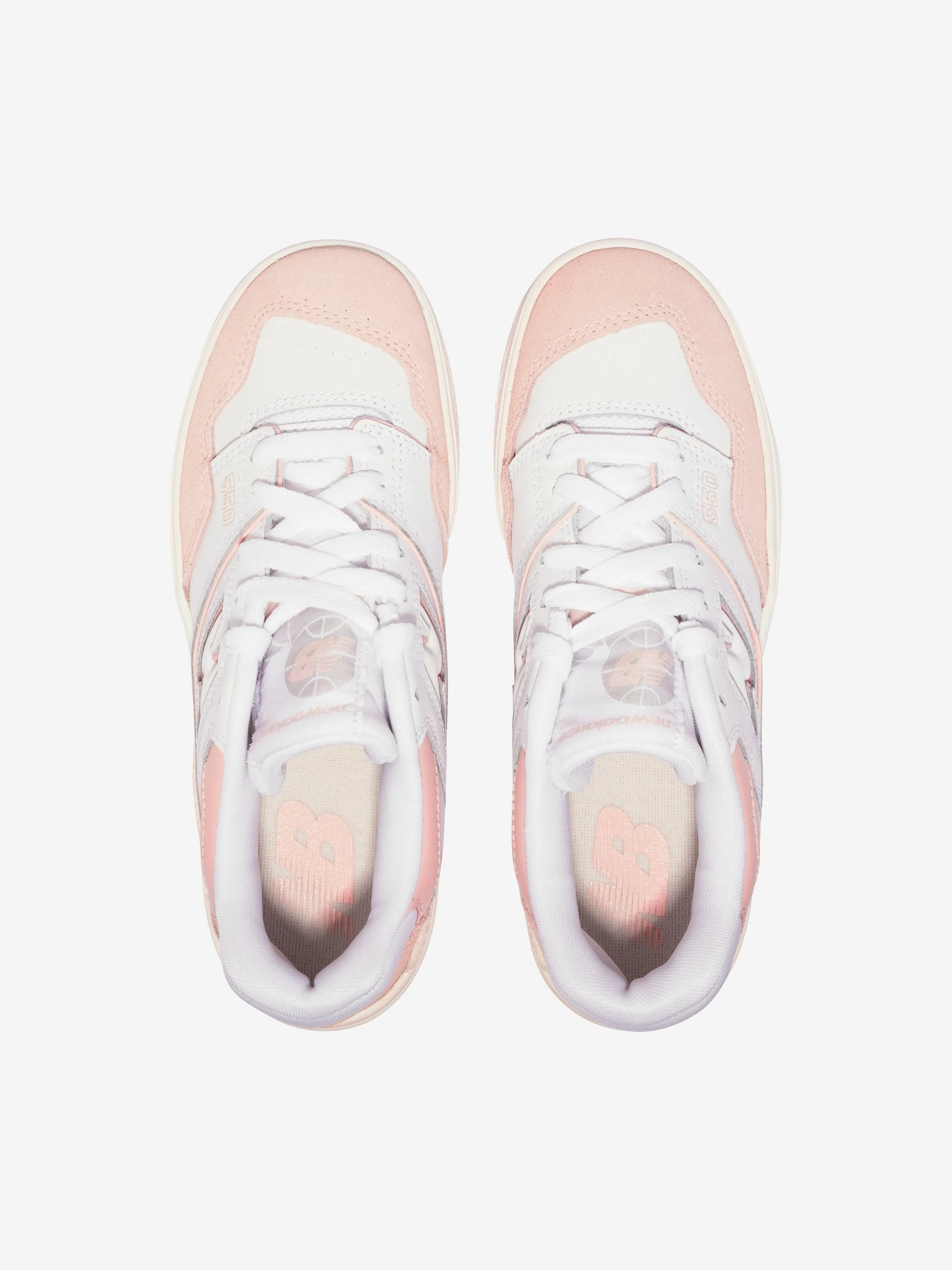 New Balance 550 pour Filles avec Logo en Rose