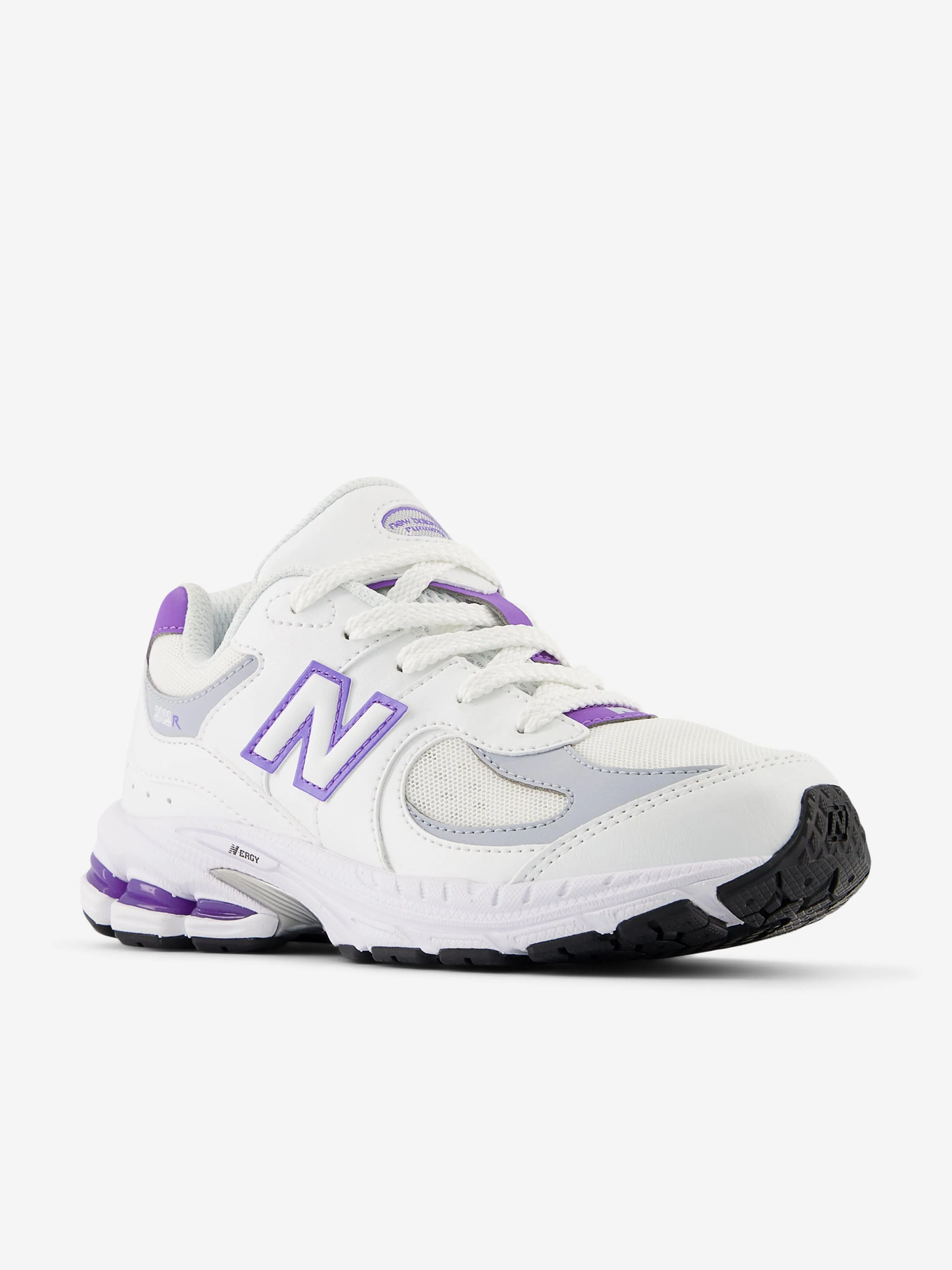 New Balance Kids 2002 Chaussures de Sport en Blanc