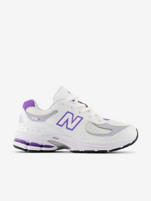 New Balance Kids 2002 Chaussures de Sport en Blanc